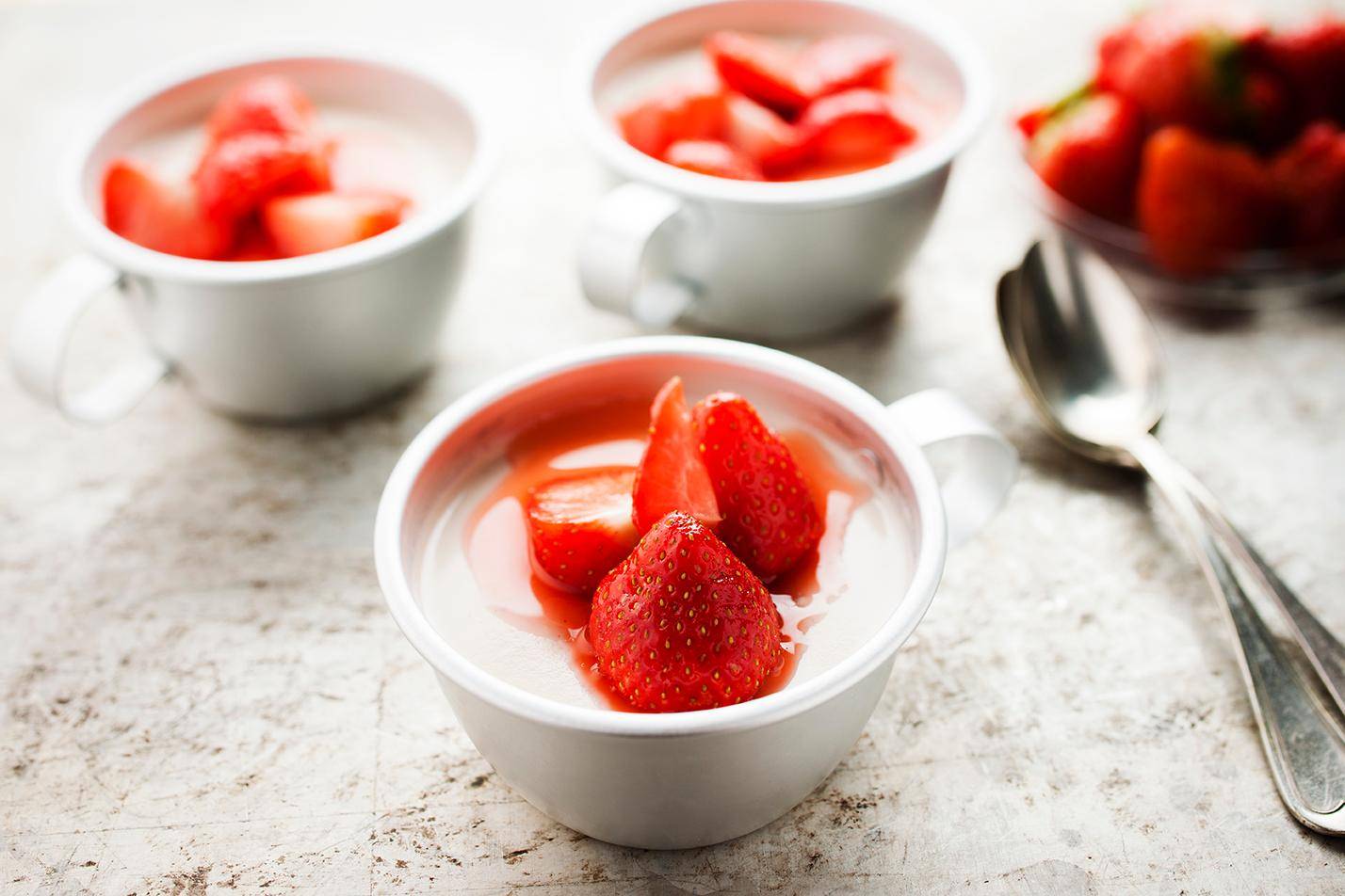 Panna cotta alle fragole - Ricette Cookeo | Moulinex