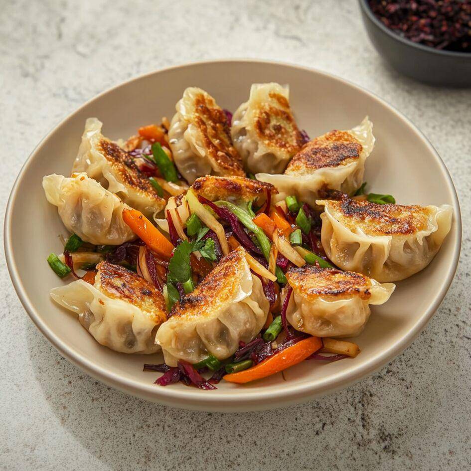 Ravioli croccanti e verdure in stile asiatico - Ricette Cookeo Infinity 17in1 | Moulinex