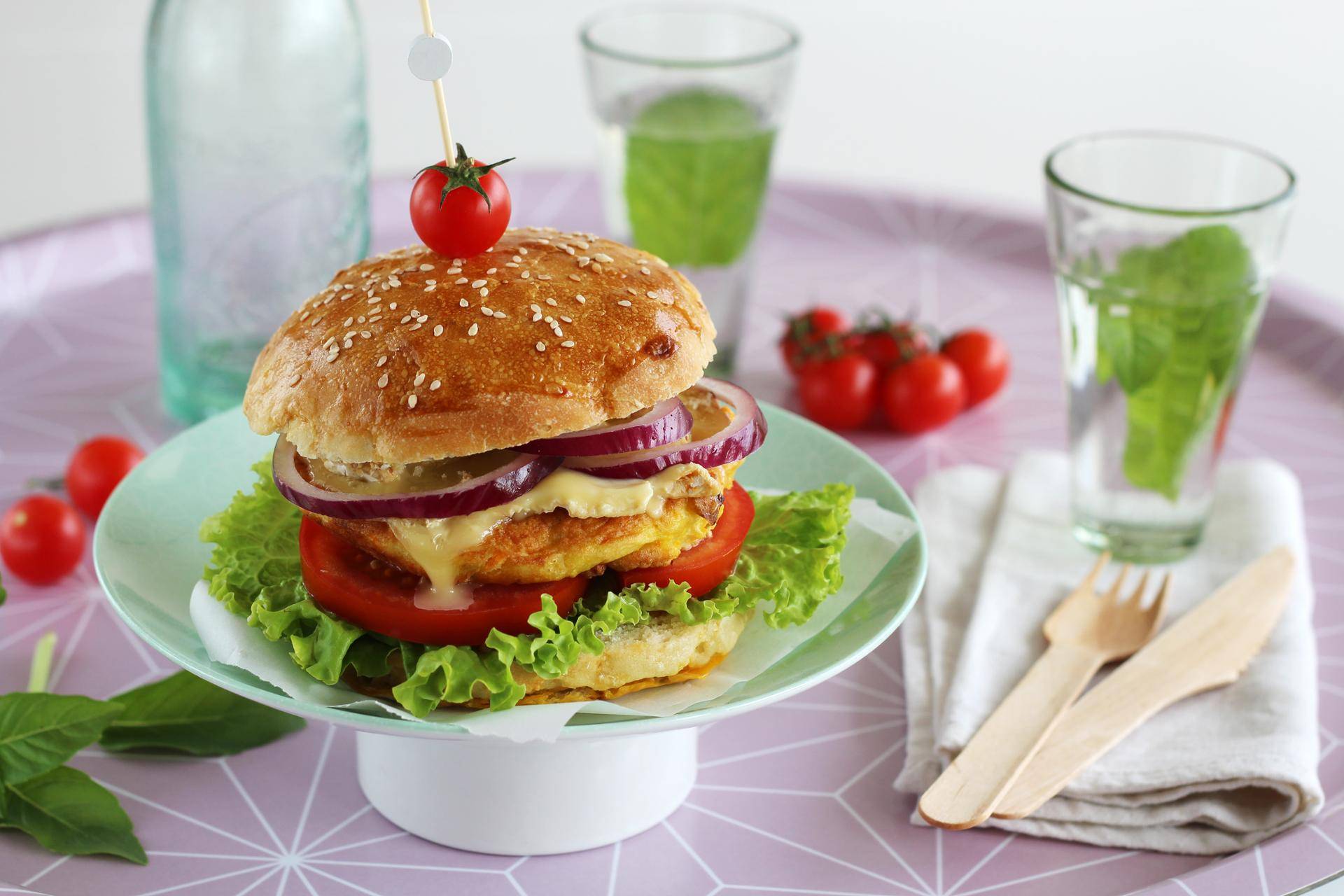 Hamburger vegetariano - Ricette Companion Connect | Moulinex