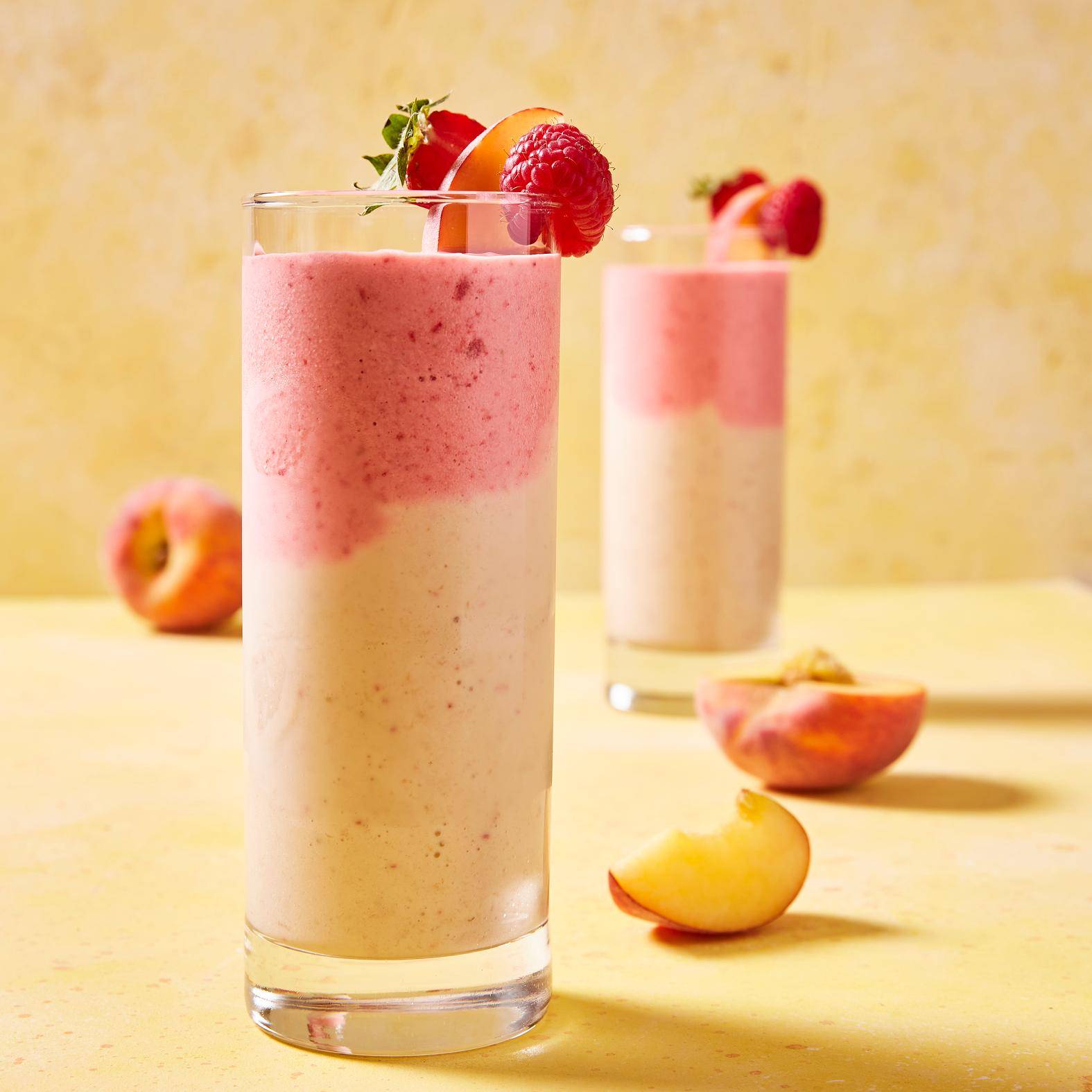 *Velvety red peach smoothie - Ricette Blend up | Moulinex