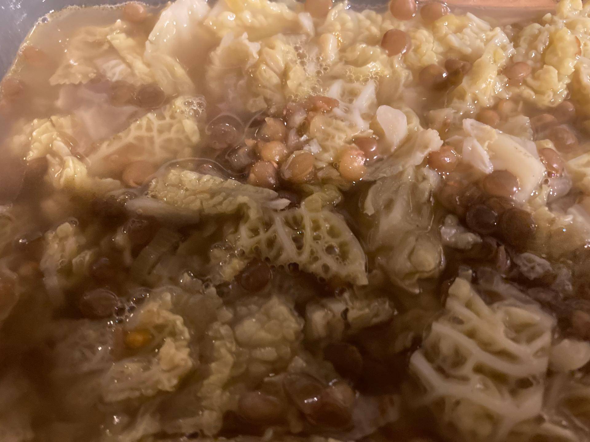 Zuppa porro verza e lenticchie - Ricette Cookeo V3 | Moulinex