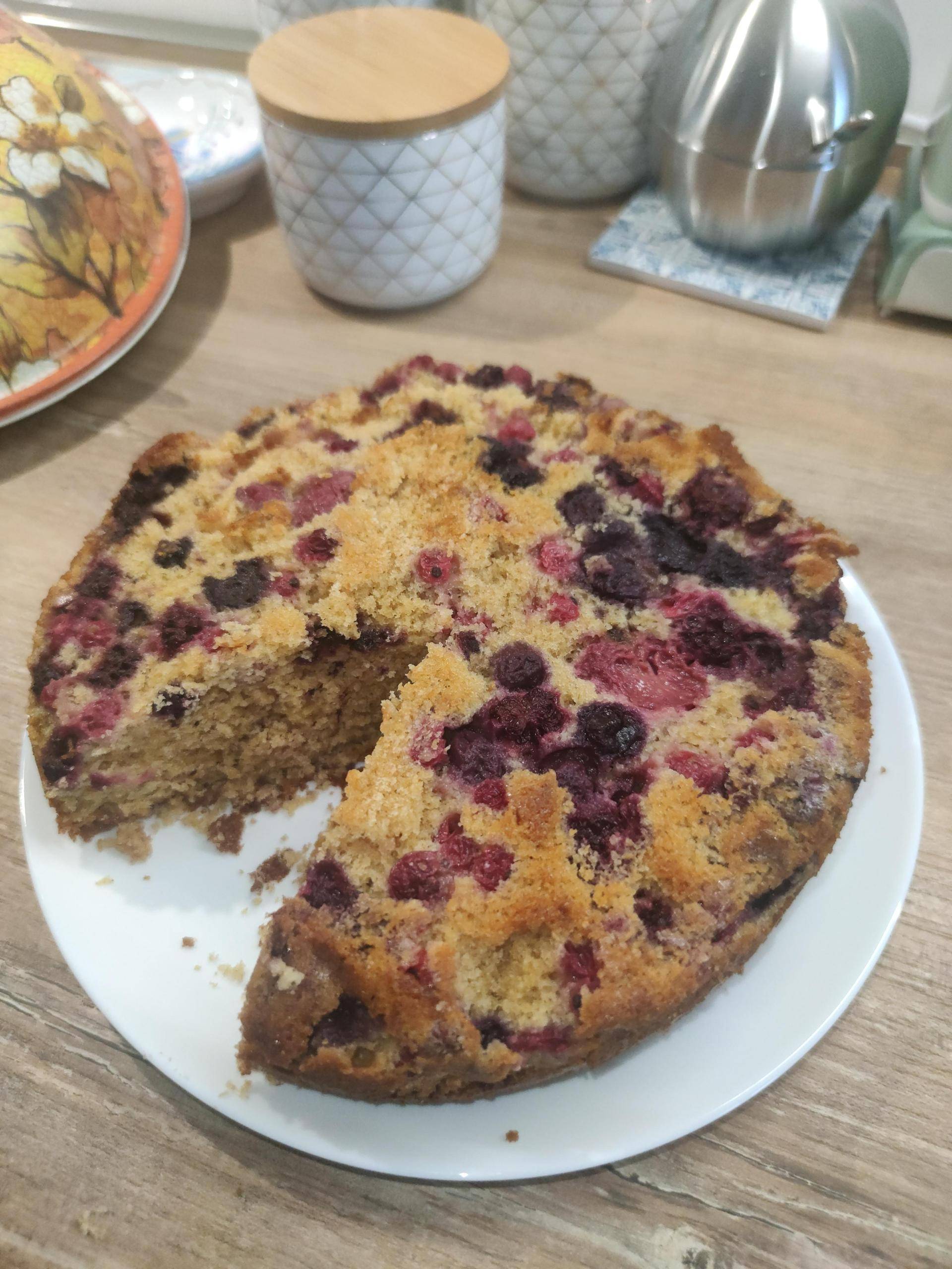 Torta yogurt e frutti di bosco - Ricette Companion | Moulinex