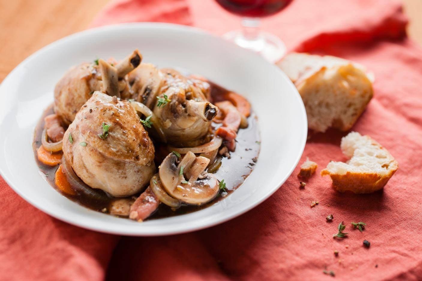 Pollo al vino rosso - Ricette Cookeo | Moulinex