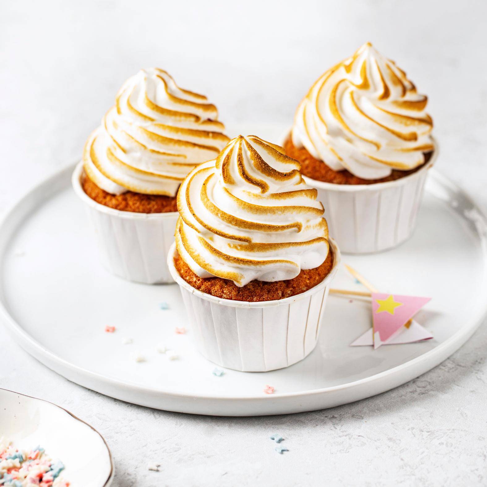 Cupcake alla meringa - Ricette Kitchen Machines Touch/Touch + | Moulinex