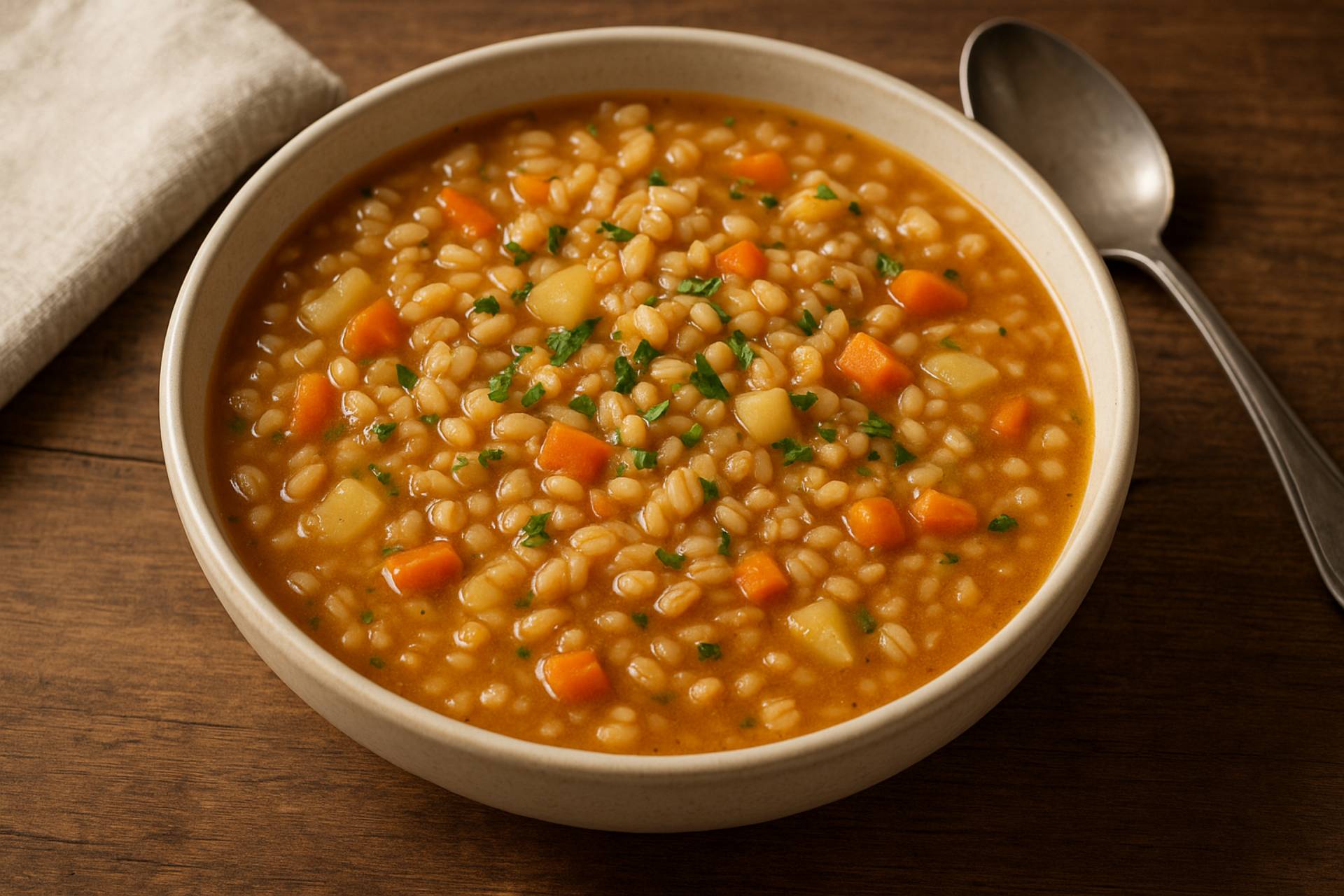 Zuppa d'orzo - Ricette Cookeo V3 | Moulinex