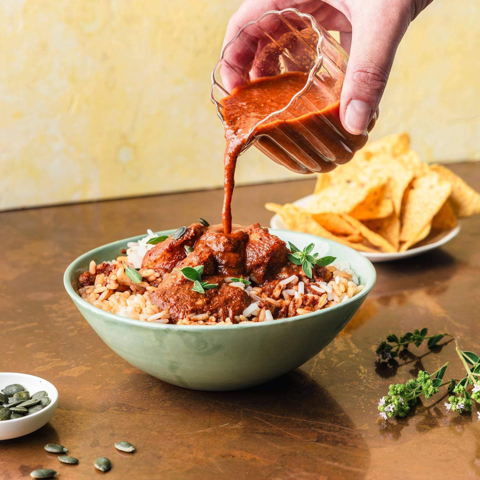 Salsa di pollo messicana (Pipian) - Ricette Perfectmix Cook | Moulinex