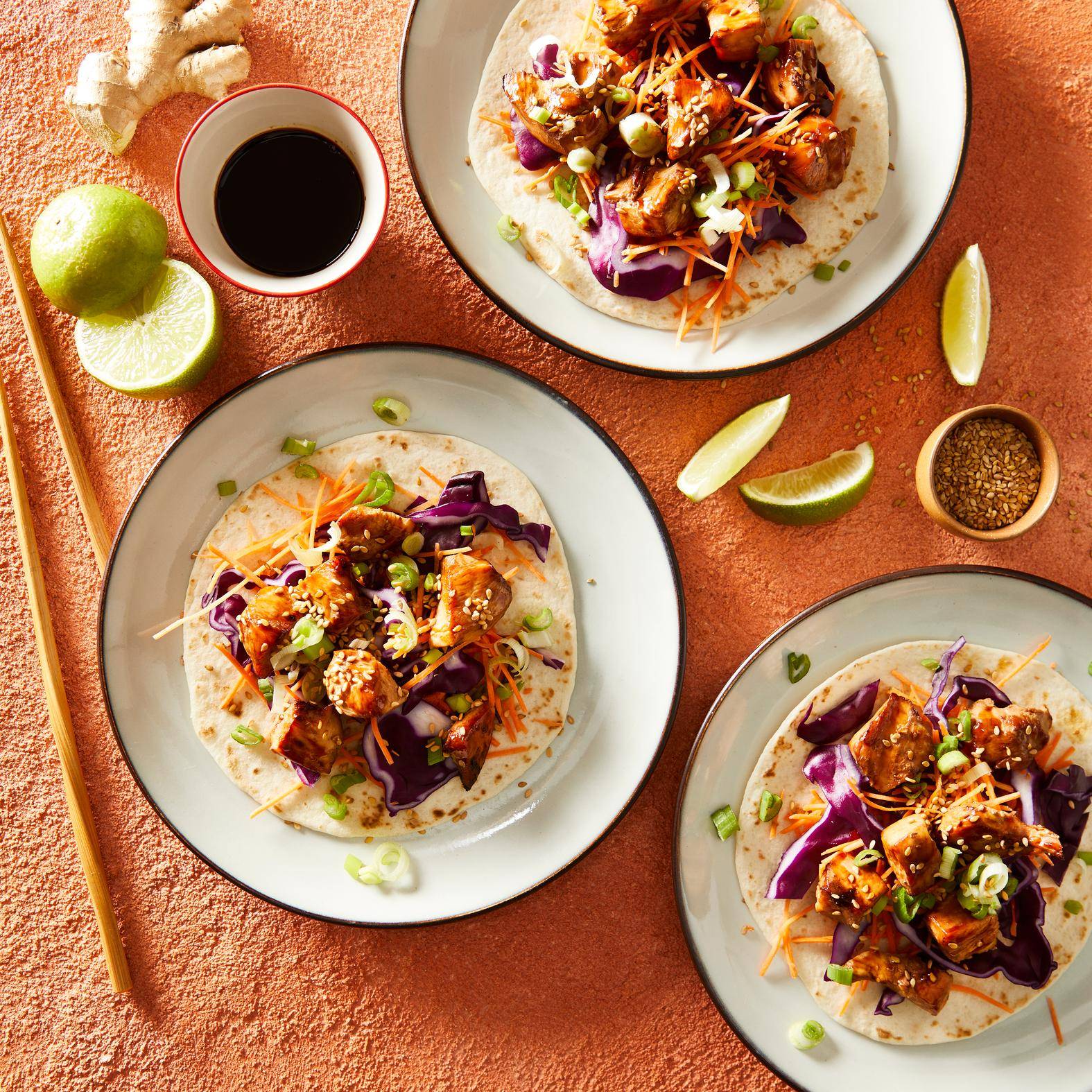Tacos di pollo in salsa teriyaki - Ricette EASY FRY GRILL & STEAM 3 in 1 | Moulinex