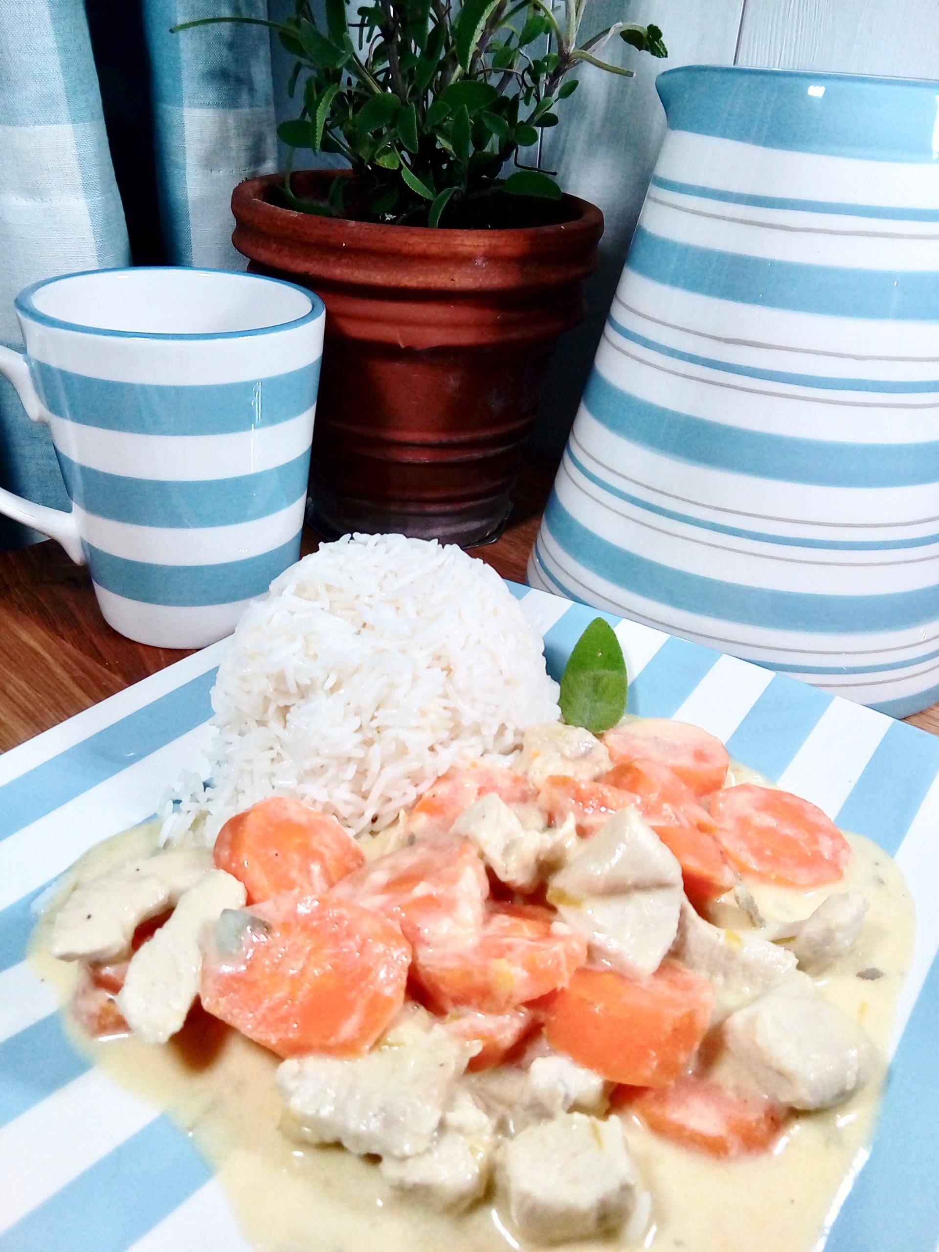 Tacchino alla senape , con carote e salvia - Ricette Companion Connect | Moulinex