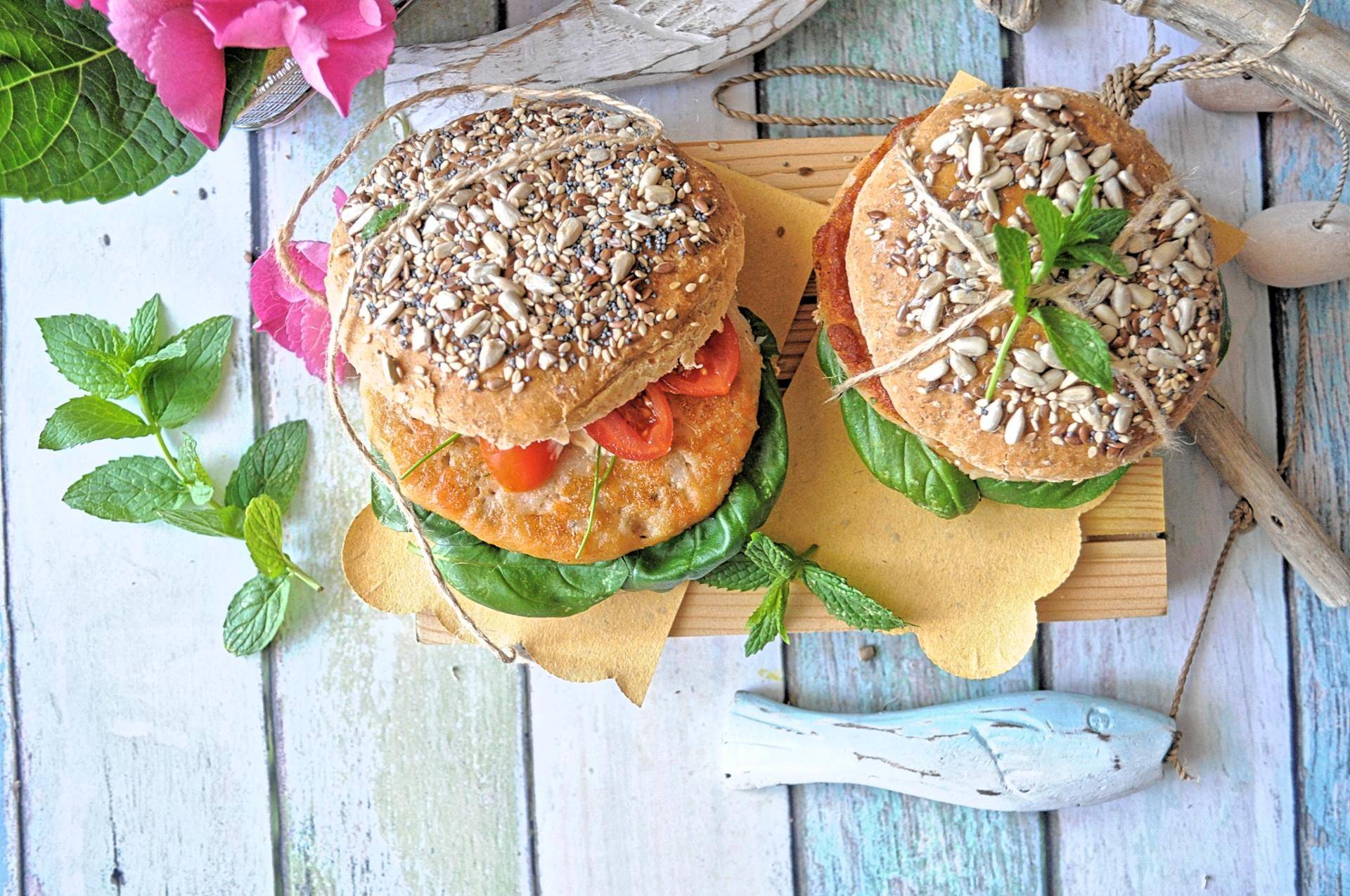 Hamburger di salmone - Ricette Cookeo | Moulinex