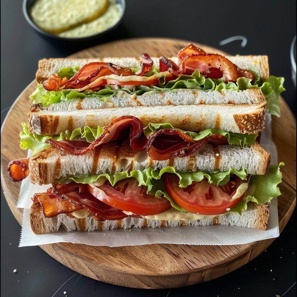 Sandwich BLT (bacon, lattuga e pomodoro) - Ricette Easy Fry Mega | Moulinex