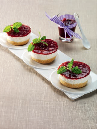 Mini cheesecake allo yogurt e frutti di bosco - Ricette Companion | Moulinex