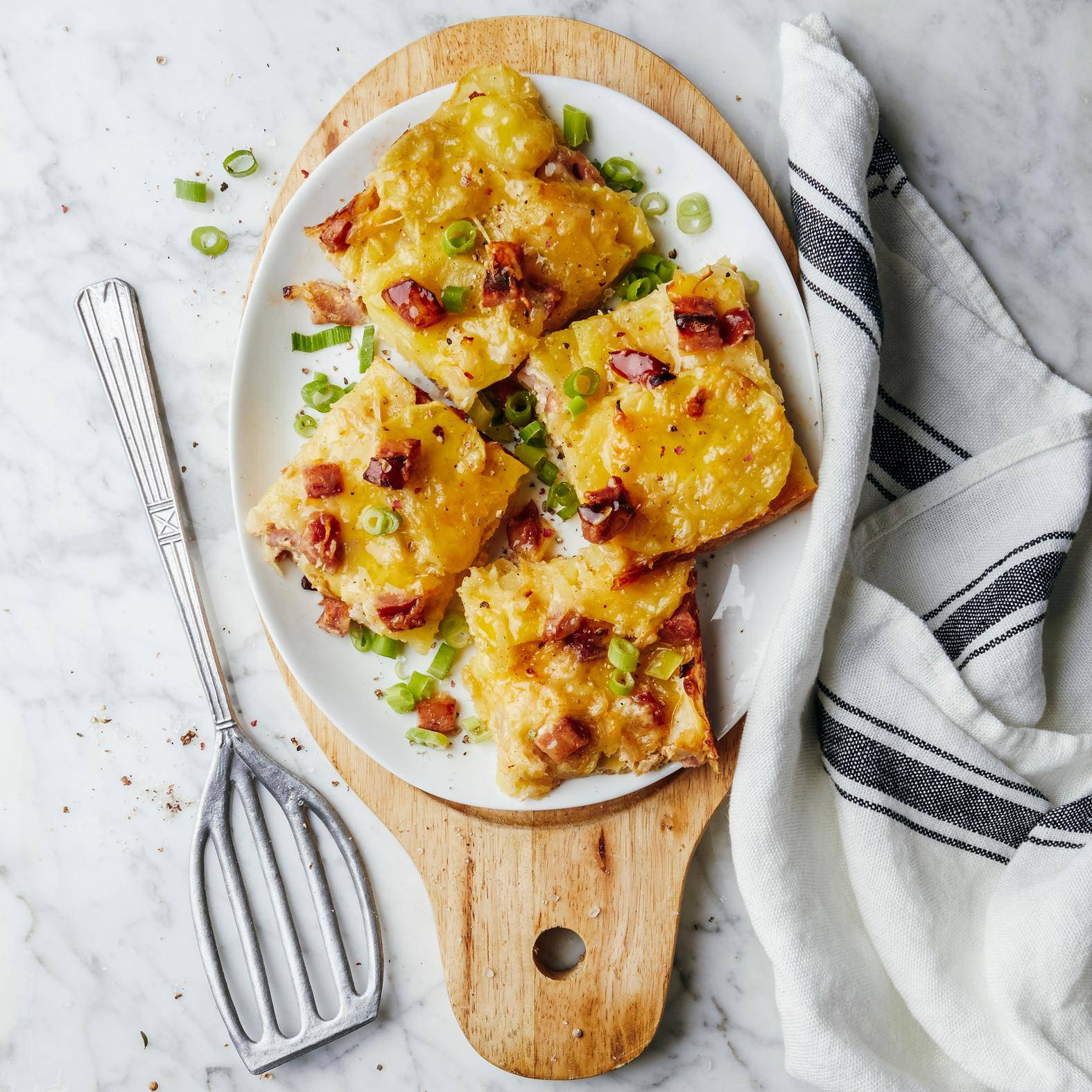 Gratin di patate e salsiccia - Ricette OptiGrill 4in1 | Moulinex