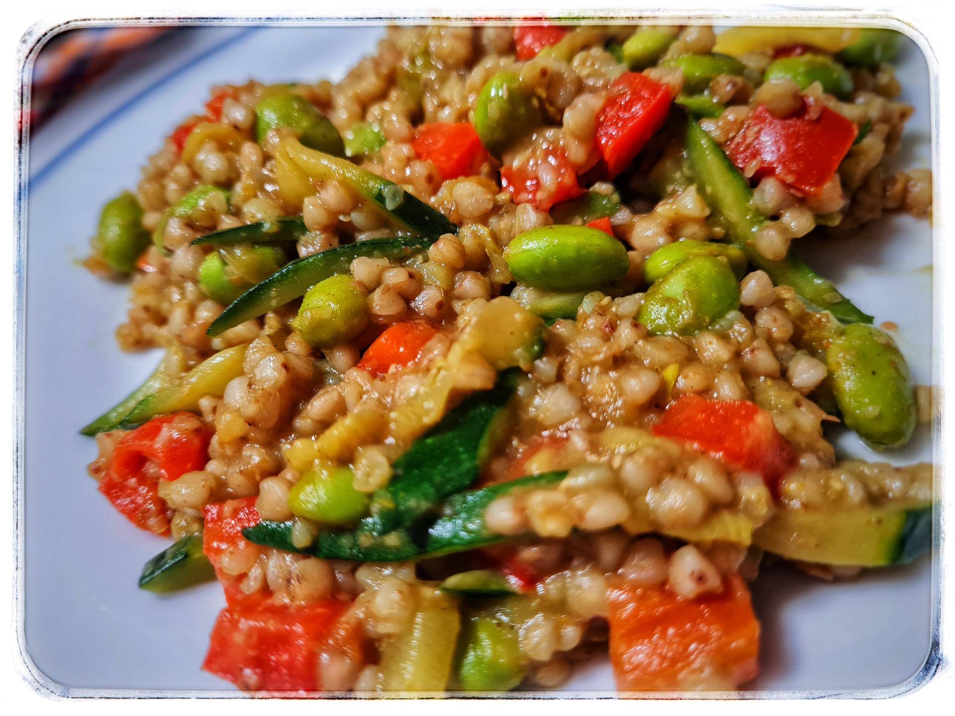 Grano saraceno con verdure ed edamame - Ricette Cookeo | Moulinex