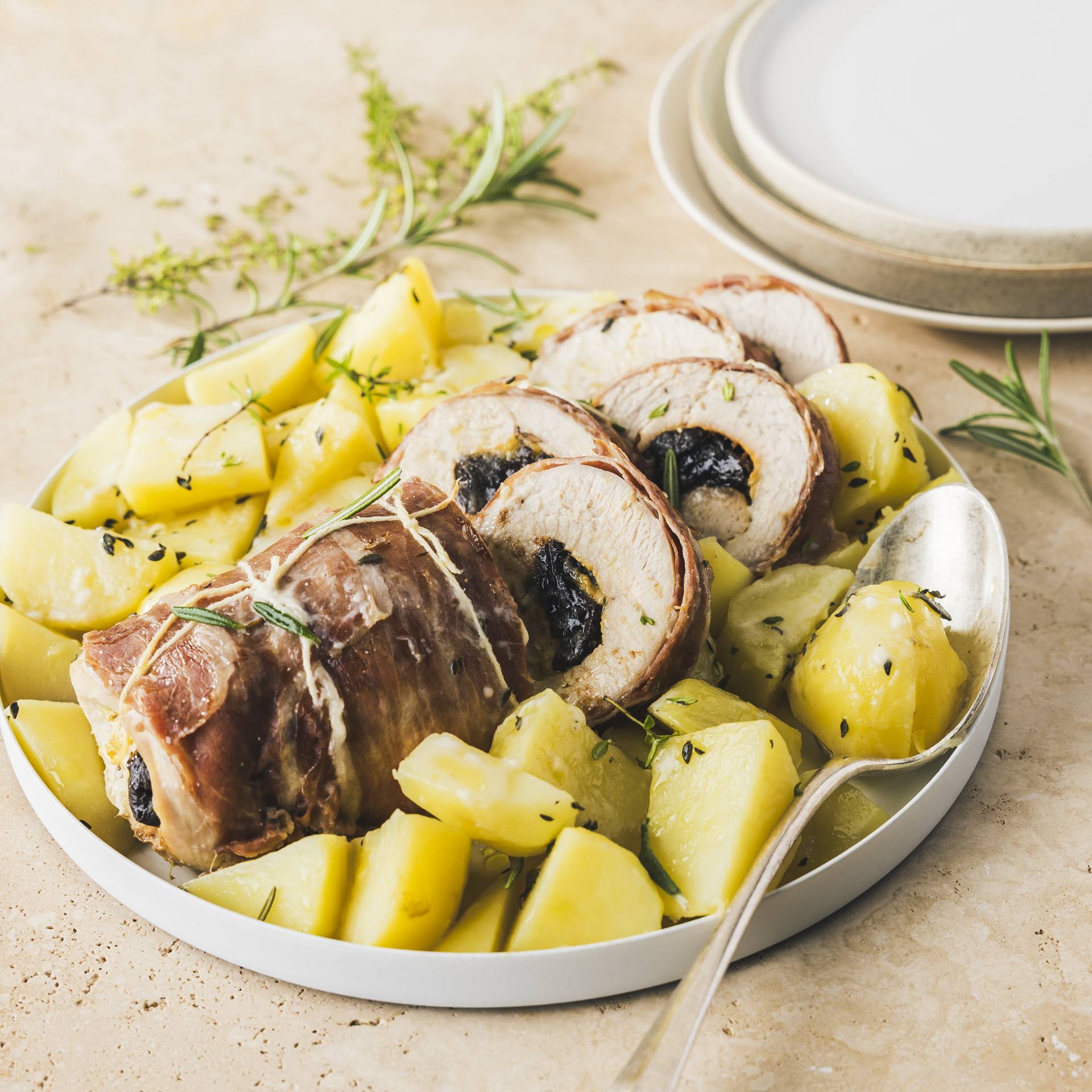 Arrosto di tacchino con prugne e patate - Ricette Cookeo 9in1 | Moulinex