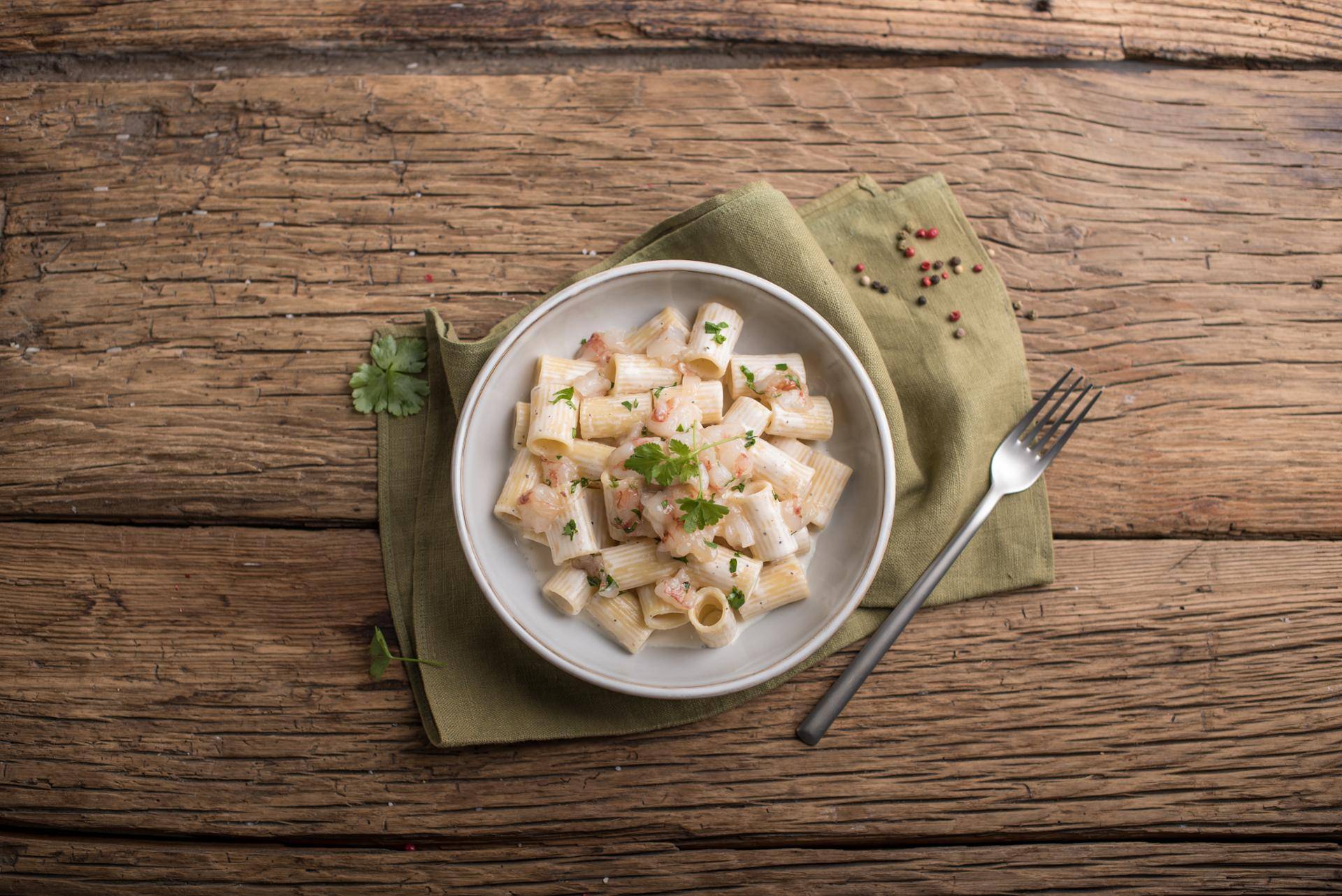 Cacio e pepe con crudo gamberi - Ricette Cookeo | Moulinex