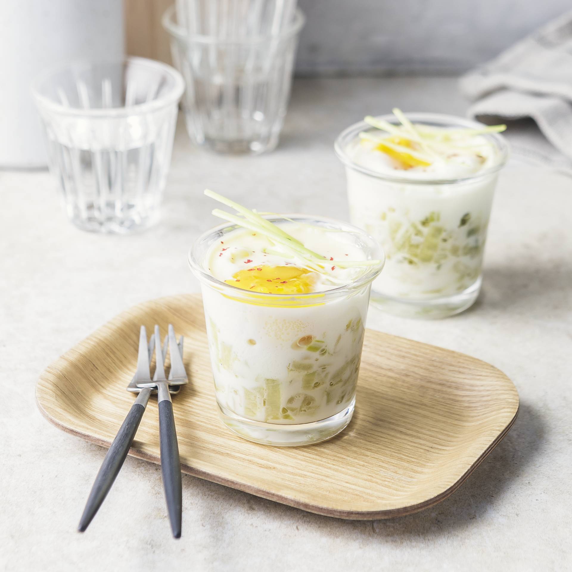 Uova al forno con porri - Ricette Cookeo | Moulinex