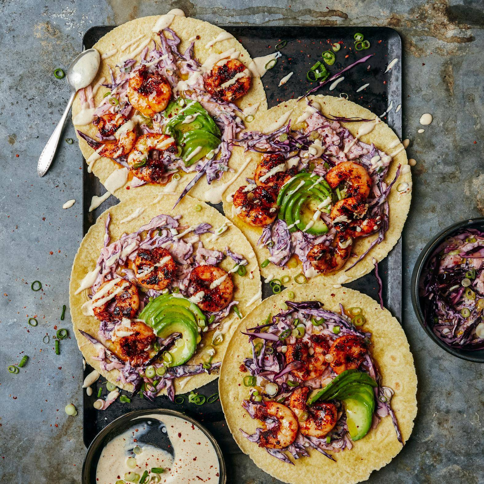 Grilled shrimp tacos - Ricette OptiGrill 2in1 | Moulinex