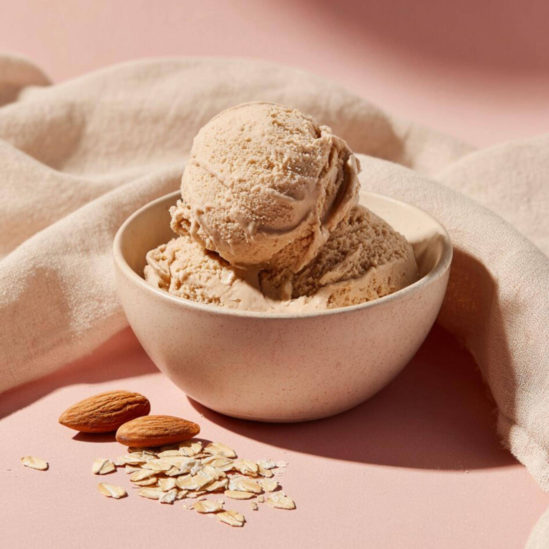 Gelato light vegano all'avena e mandorle - Ricette Dolci | Moulinex