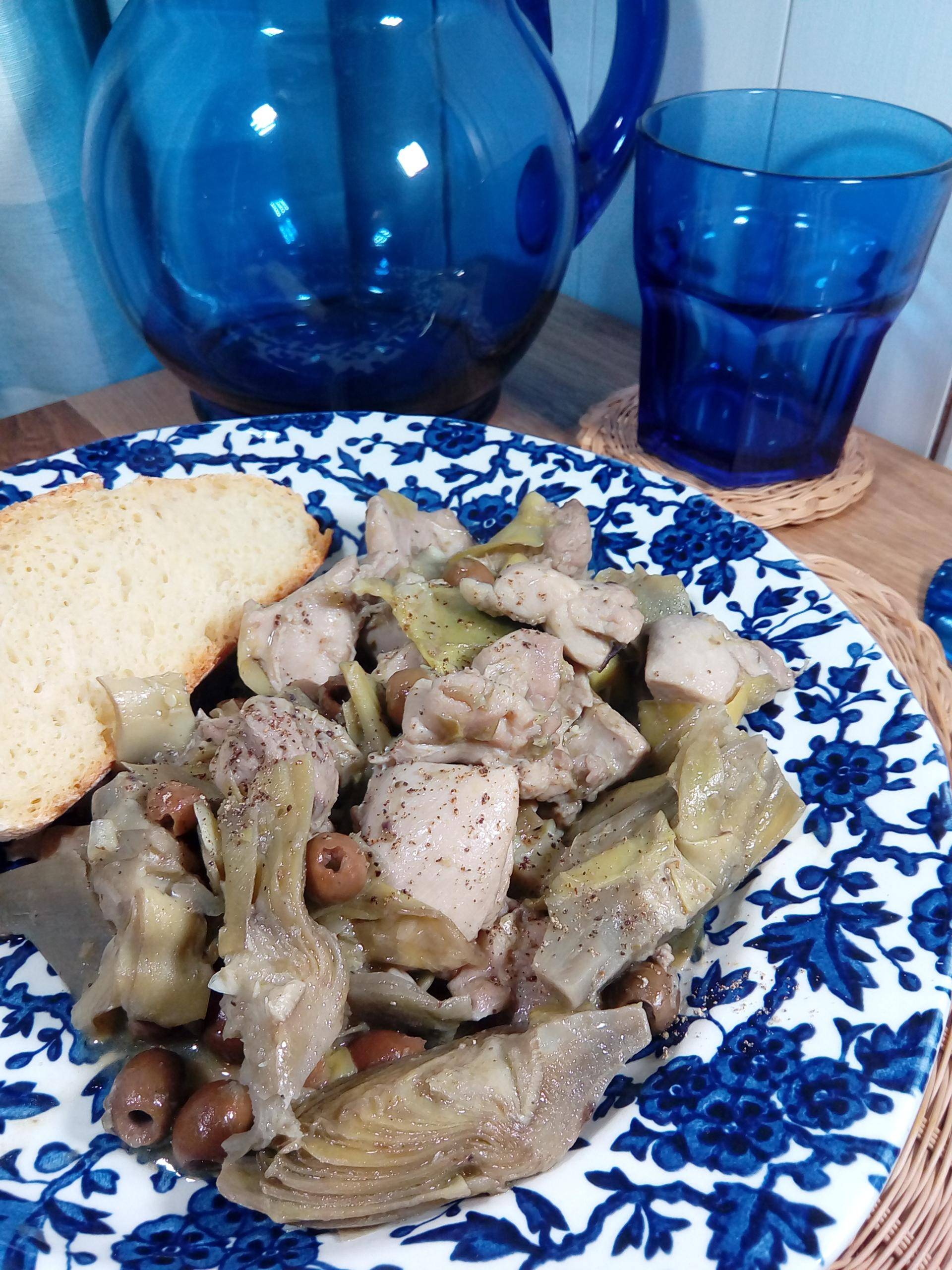 Spezzatino di pollo con carciofi ed olive taggiasche - Ricette Companion Connect | Moulinex