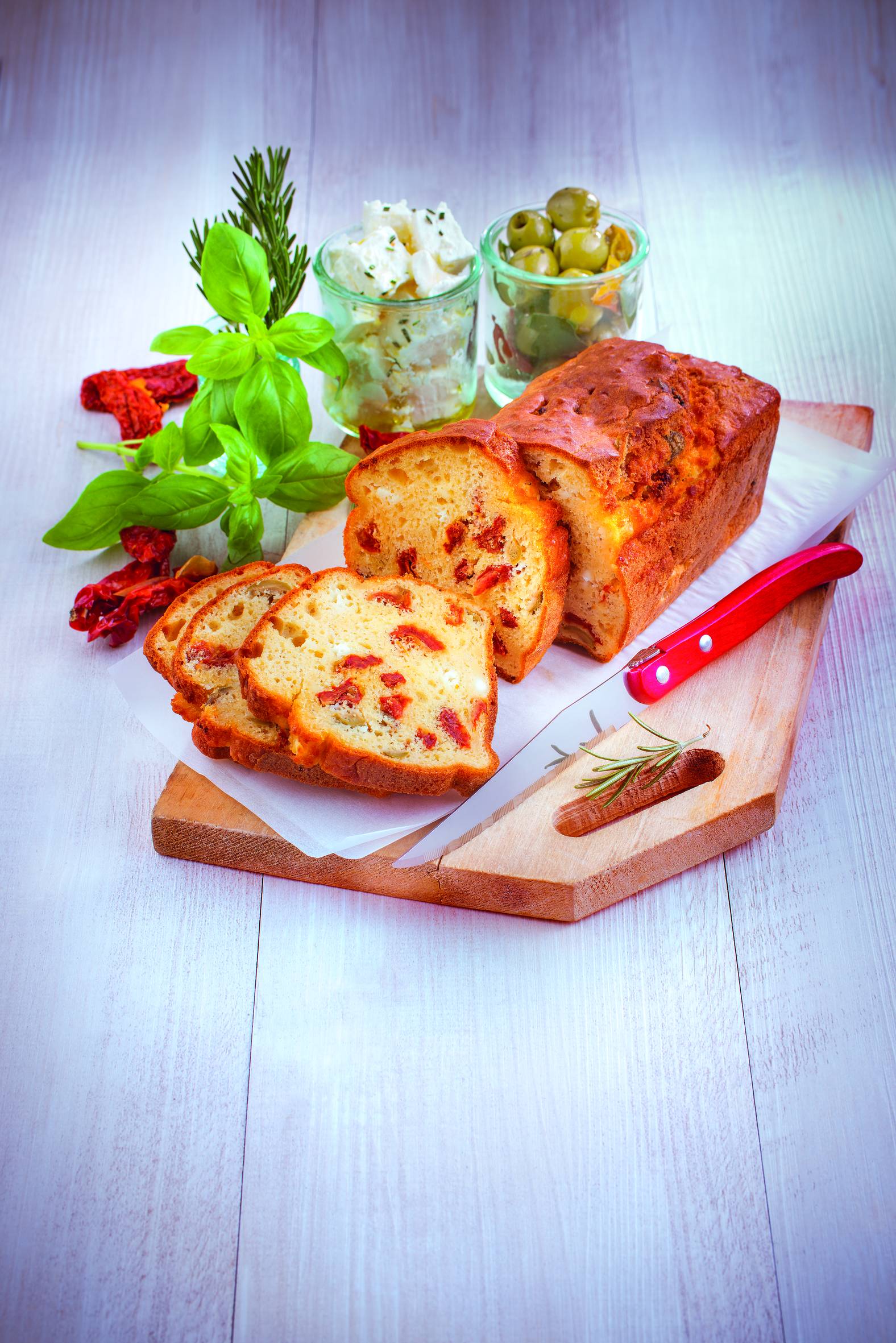 Torta con pomodori secchi, olive e feta - Ricette Kitchen Machines Touch/Touch + | Moulinex
