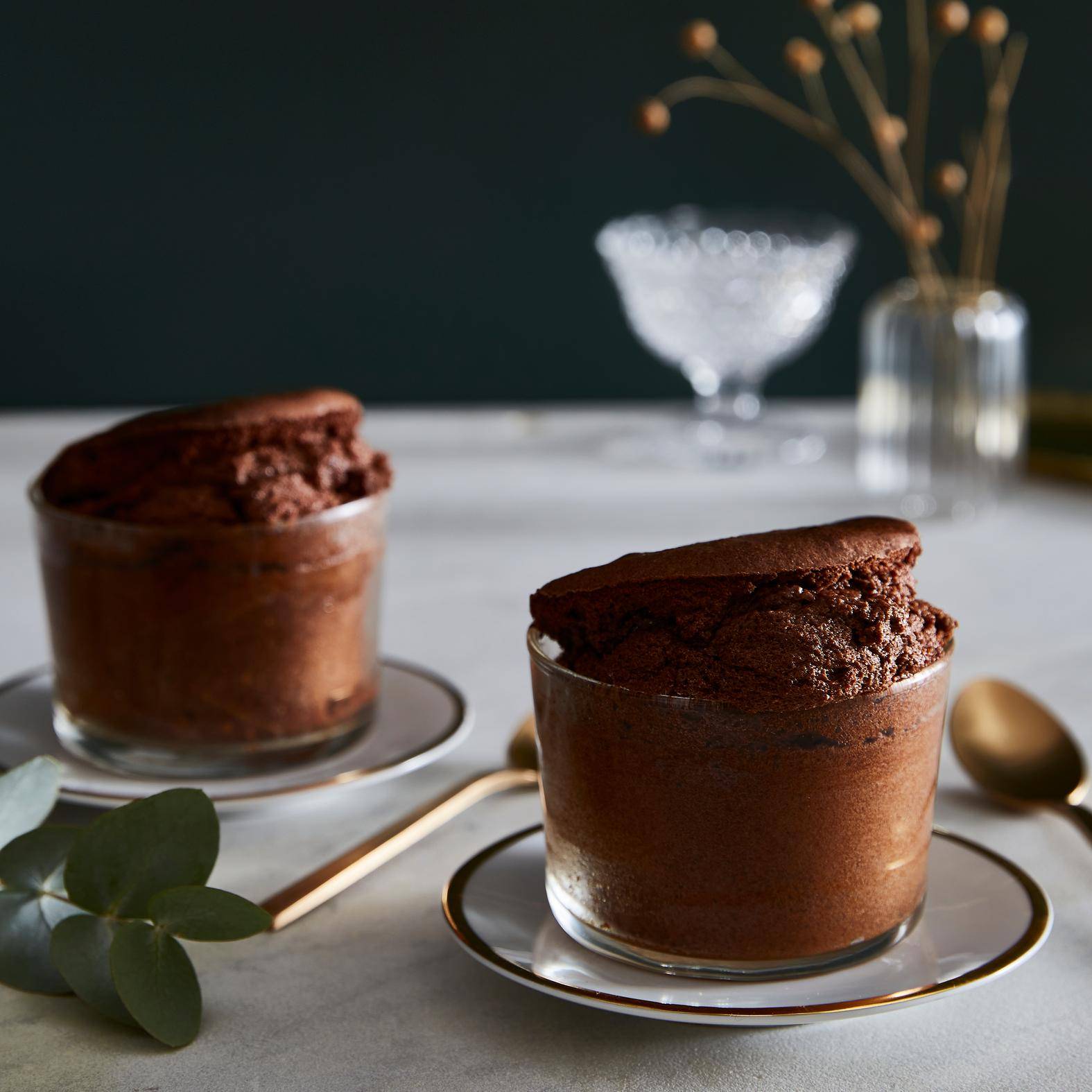 Soufflé al cioccolato e alla crema di castagne - Ricette EASY FRY GRILL & STEAM 3 in 1 | Moulinex