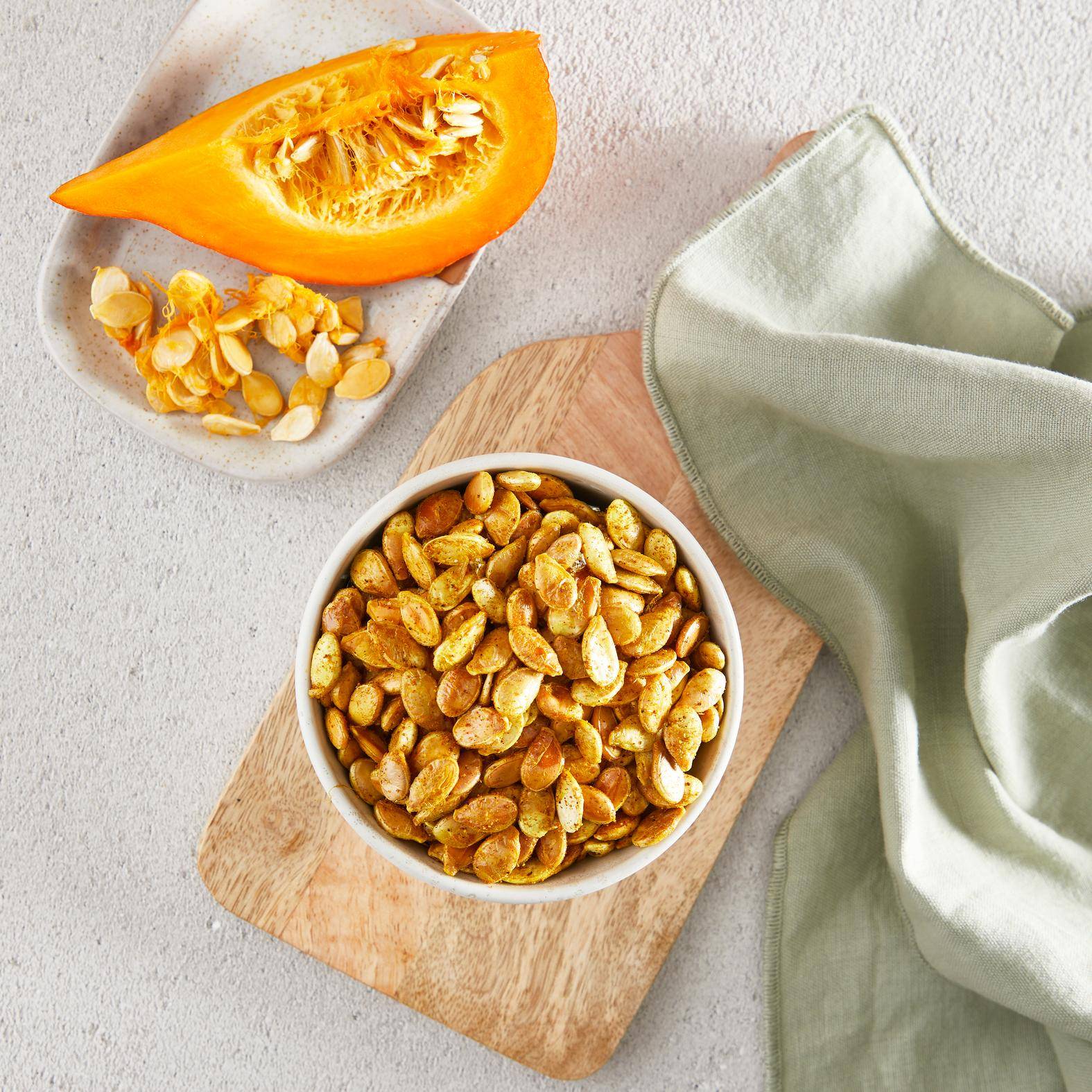 Semi di zucca tostati - Ricette EASY FRY GRILL & STEAM 3 in 1 | Moulinex