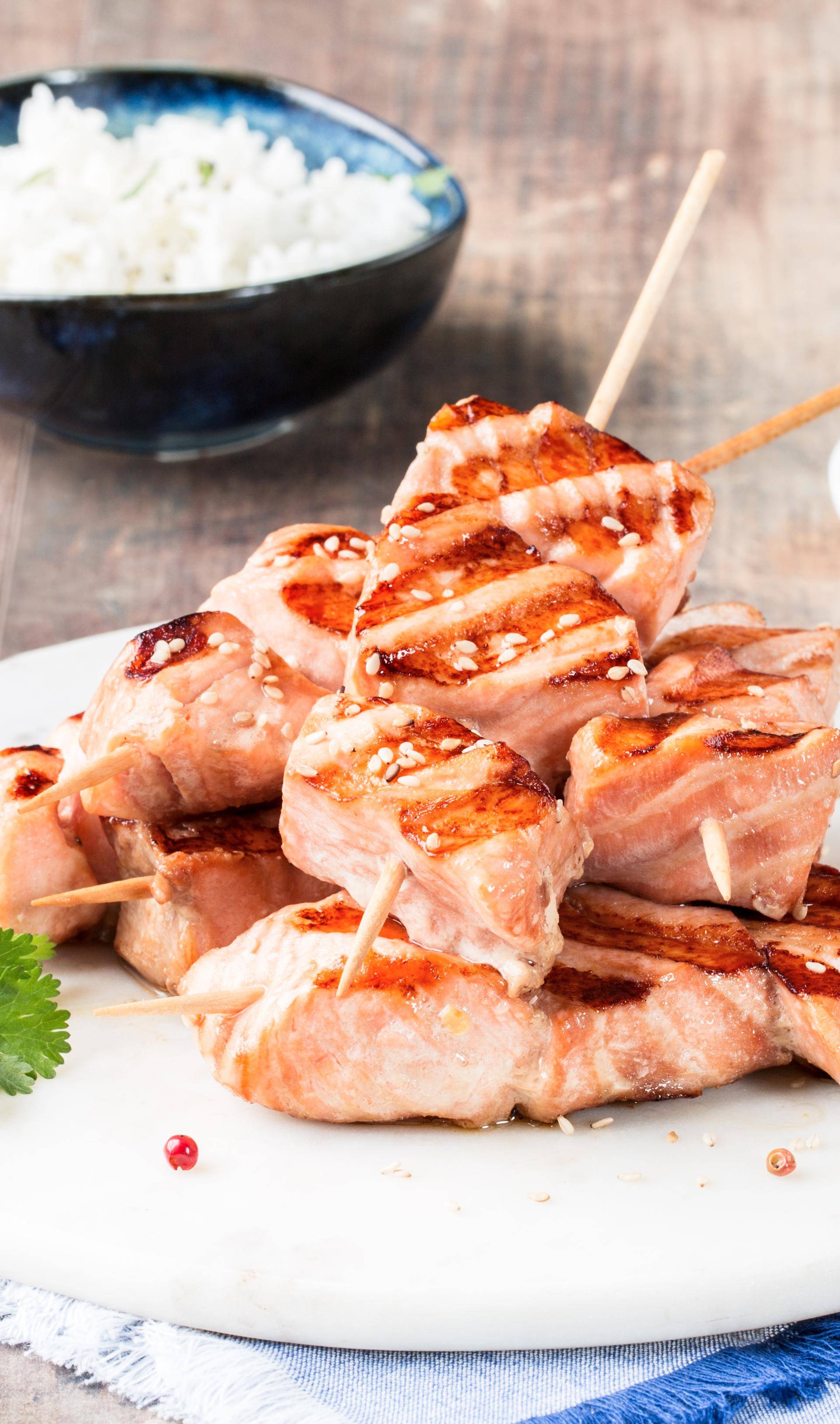 Salmone yakitori - Ricette undefined | Moulinex