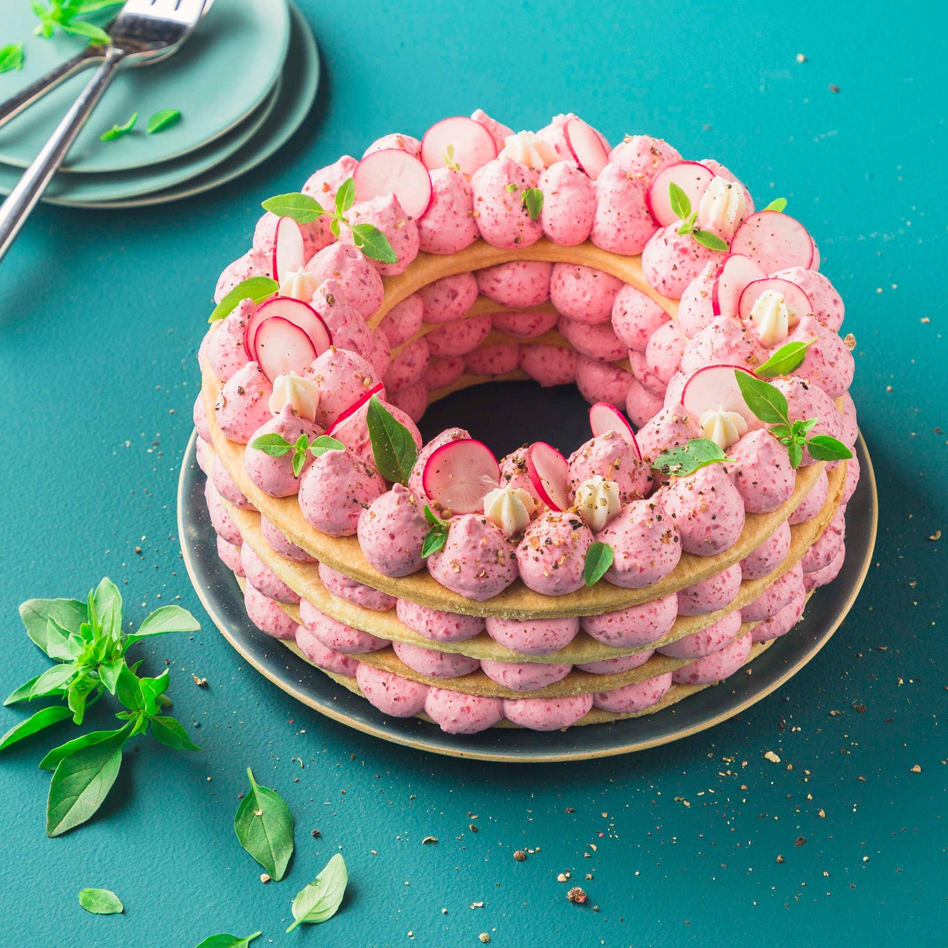Torta salata a strati alla barbabietola - Ricette Companion | Moulinex
