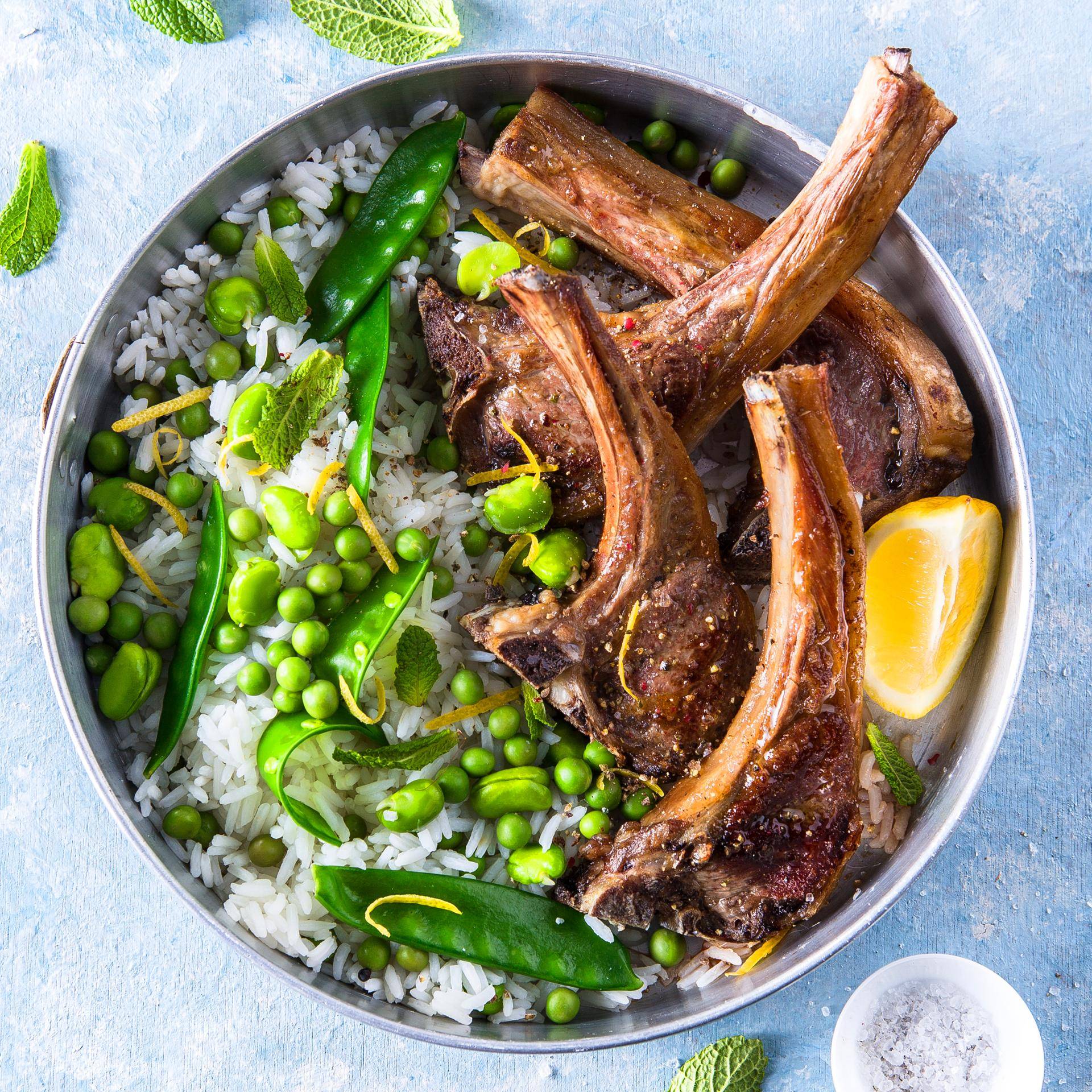 Costolette d’agnello al limone - Ricette EASY FRY & GRILL 2 in 1 DIGITAL | Moulinex