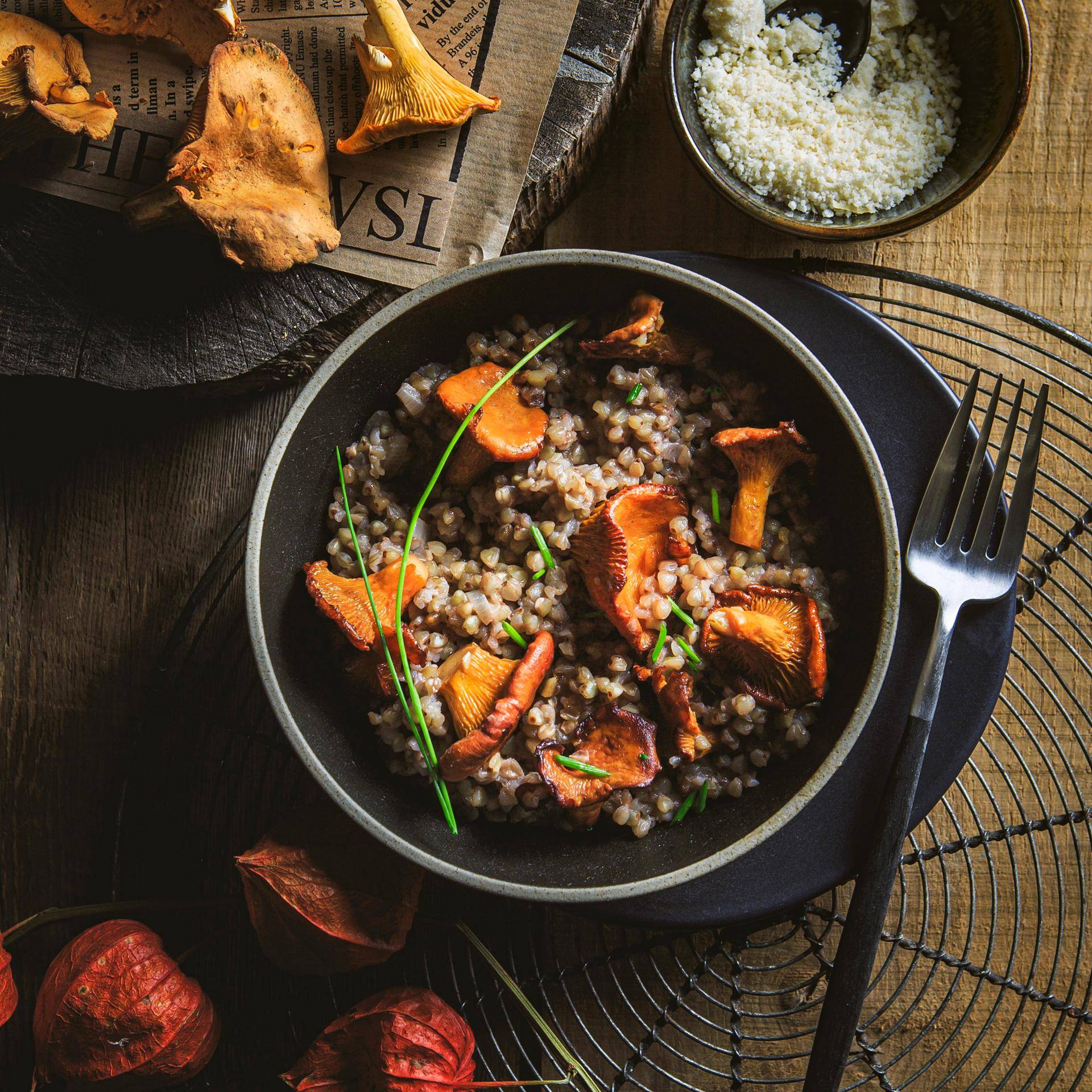Risotto di grano saraceno e finferli - Ricette Cookeo | Moulinex