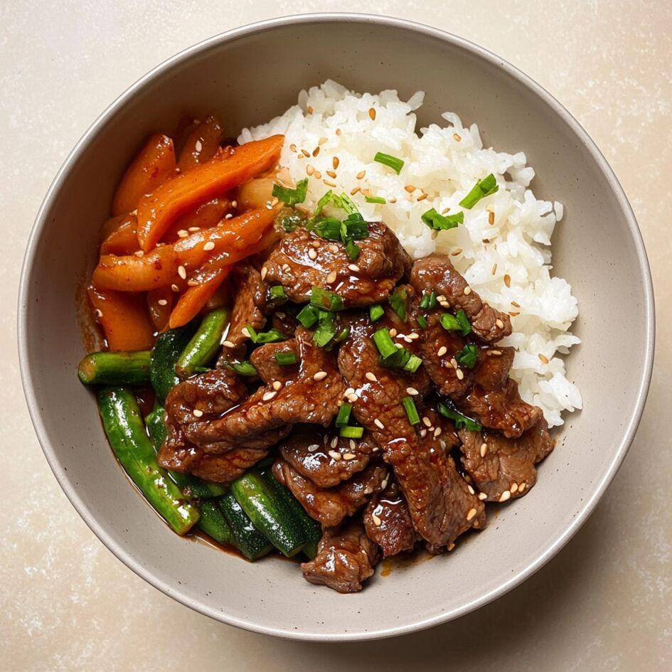 Bowl di manzo coreano con Riso al Vapore e Verdure - Ricette Cookeo Infinity 17in1 | Moulinex