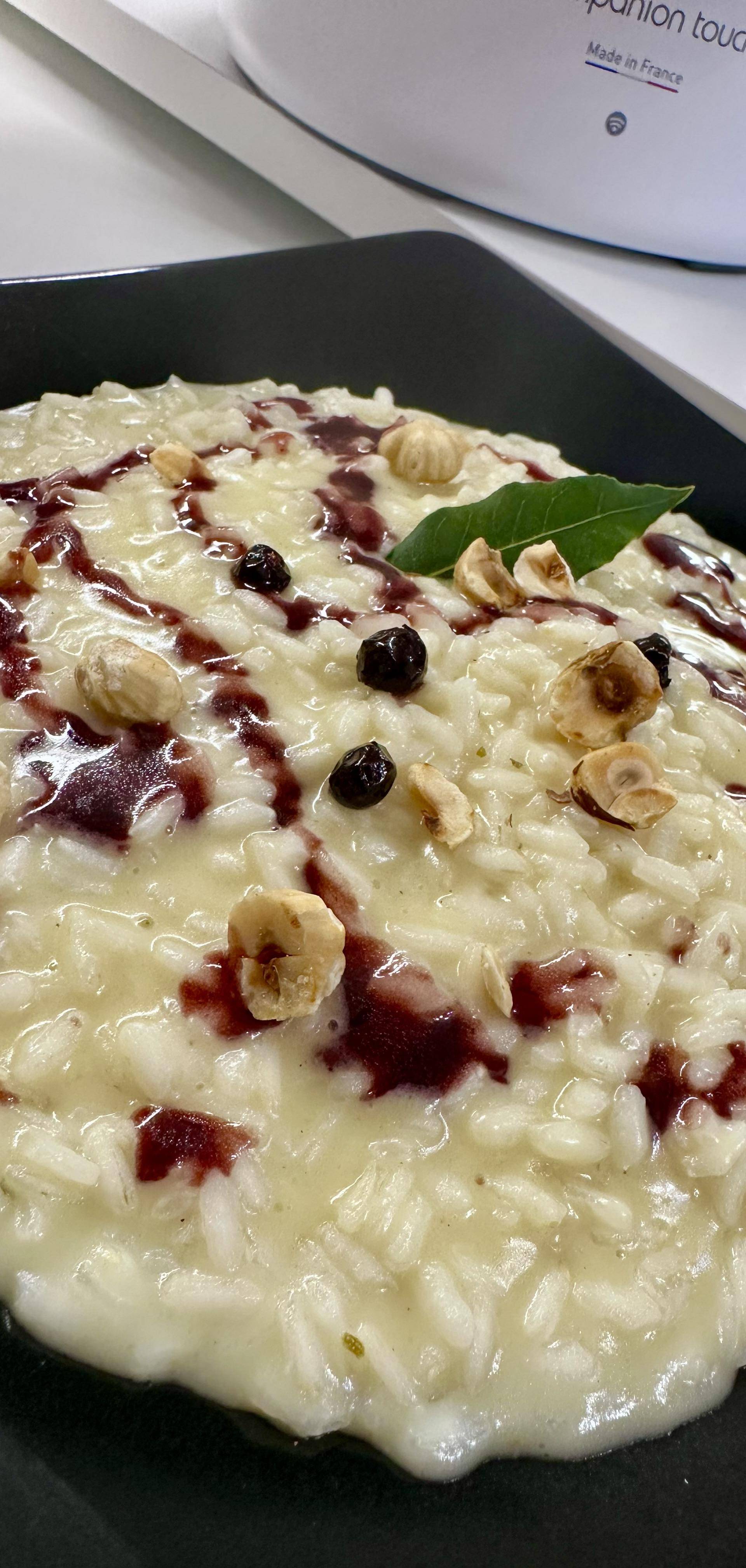 Risotto cacio e pepe con riduzione di vino - Ricette Companion Connect XL | Moulinex