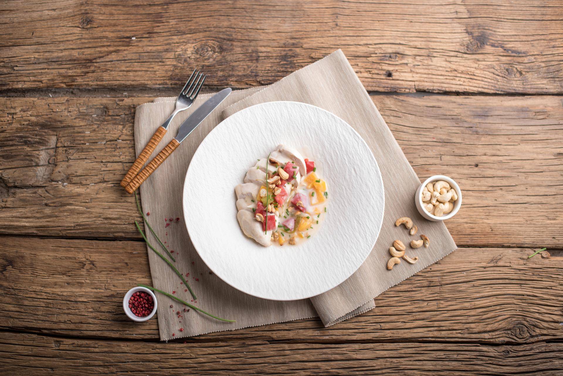 Pollo al cocco zenzero anacardi - Ricette Cookeo | Moulinex