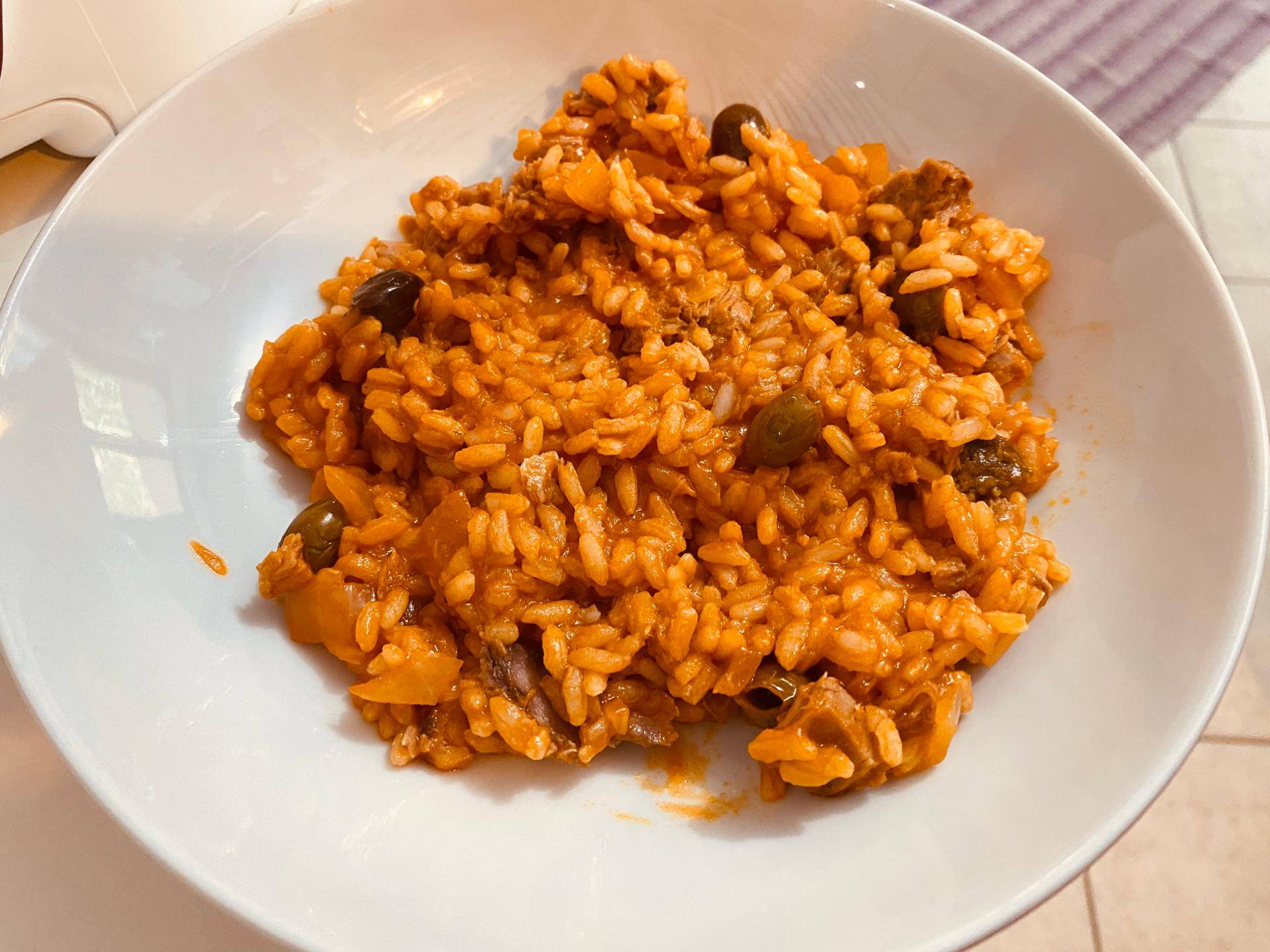 Risotto cremoso al pomodoro tonno e olive - Ricette Companion Connect XL | Moulinex