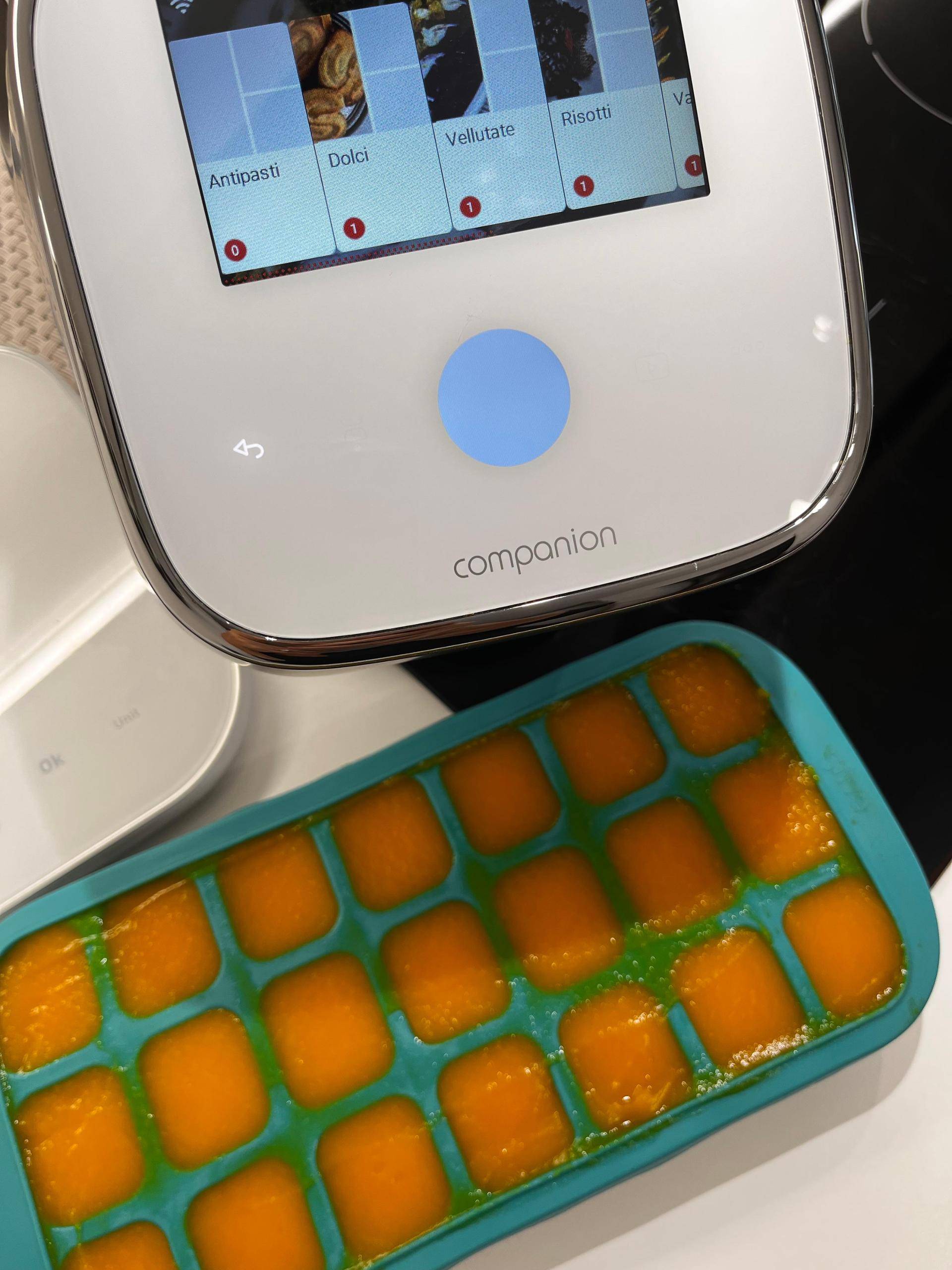 Cubi di zucca per bambini da surgelare - Ricette Companion Connect XL | Moulinex