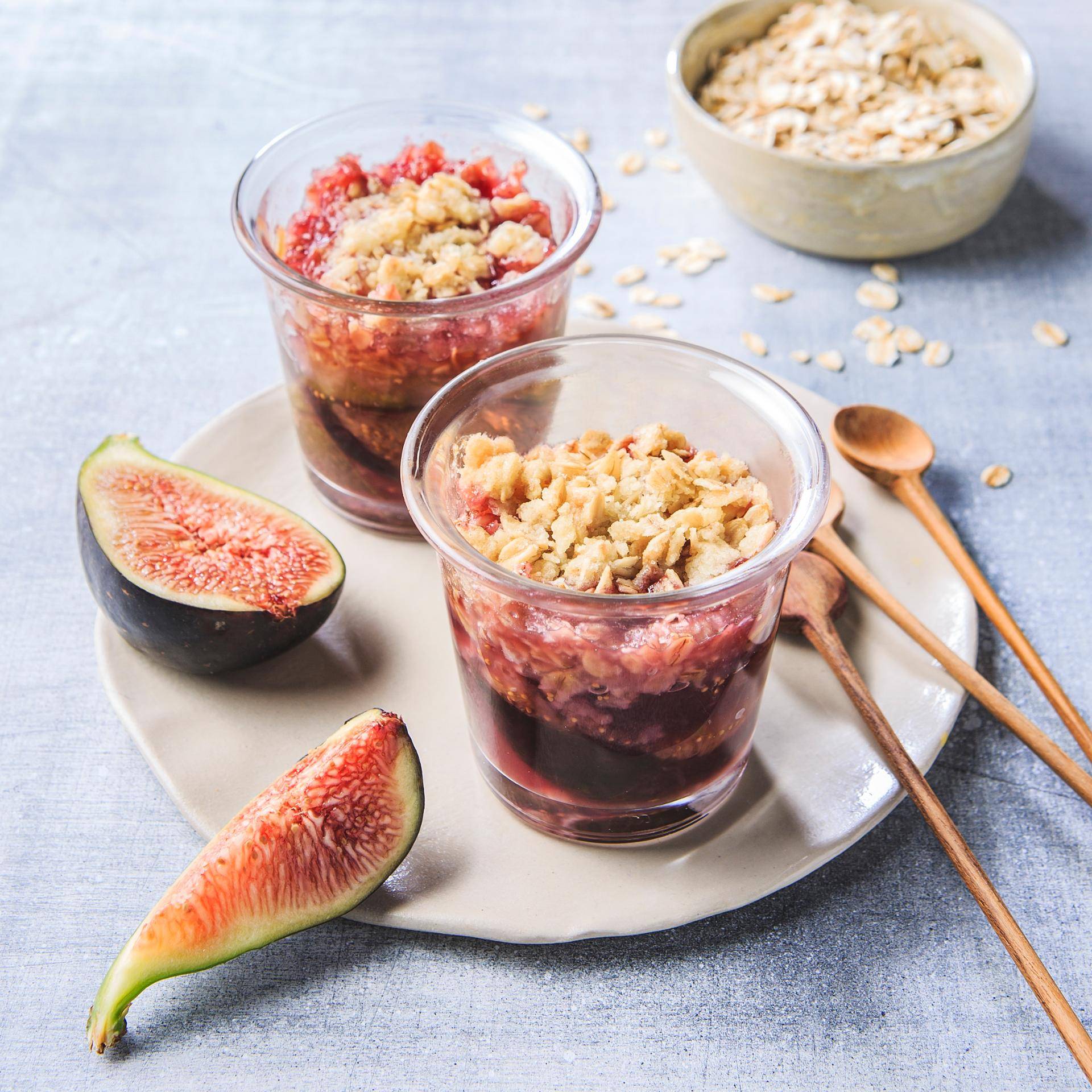 Crumble di fichi arrosto - Ricette Cookeo | Moulinex