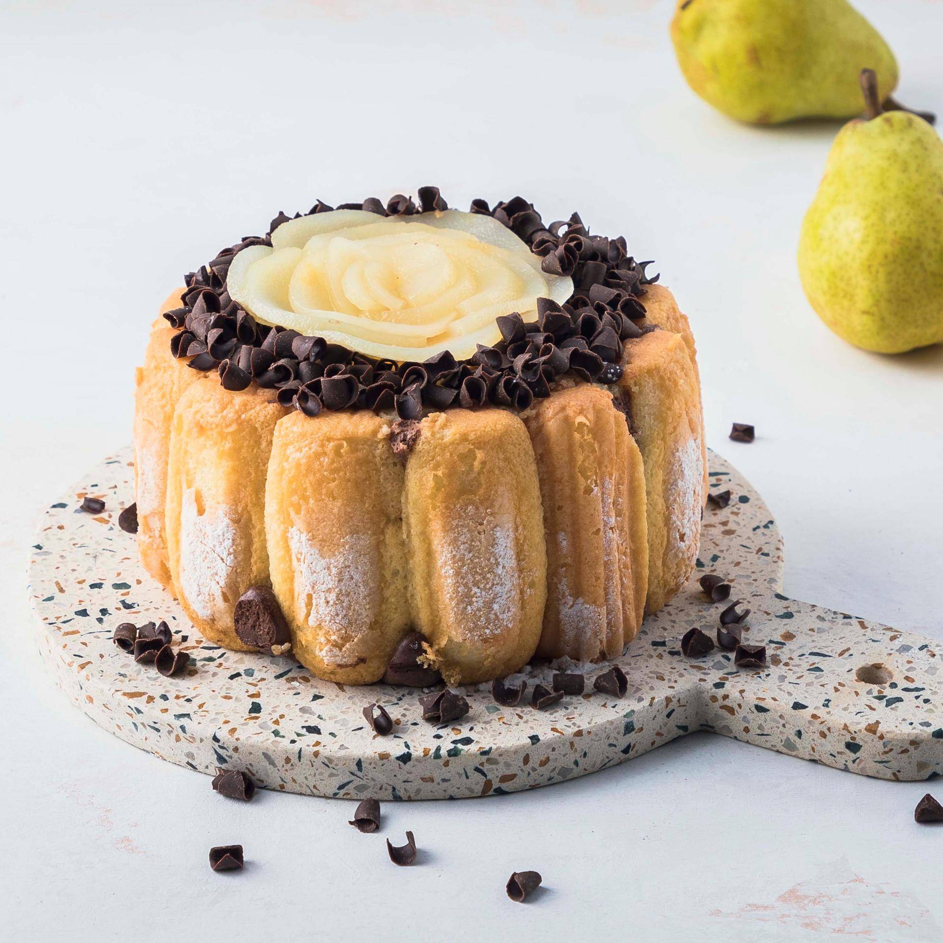 Charlotte pere e cioccolato - Ricette Kitchen Machines Touch/Touch + | Moulinex