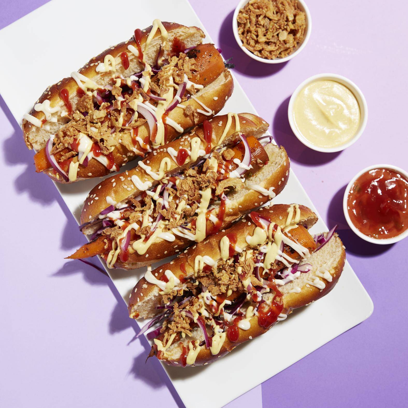 Hot dog vegani - Ricette OptiGrill 2in1 | Moulinex