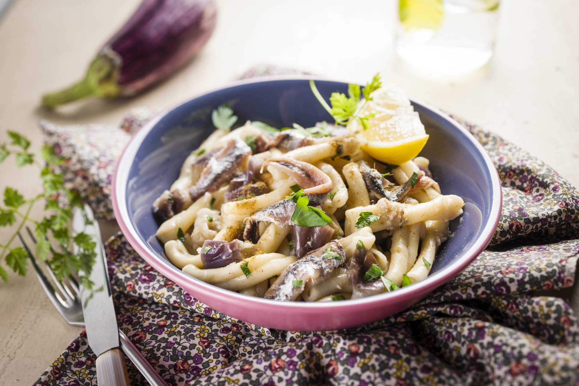 Casarecce acciughe melanzane - Ricette Cookeo | Moulinex