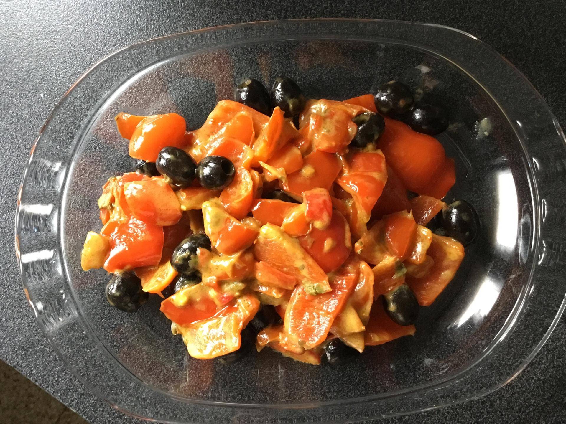 Peperoni capperi e olive nere - Ricette Companion Connect | Moulinex
