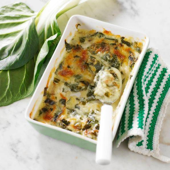 Gratin di bietole con besciamella - Ricette Companion | Moulinex