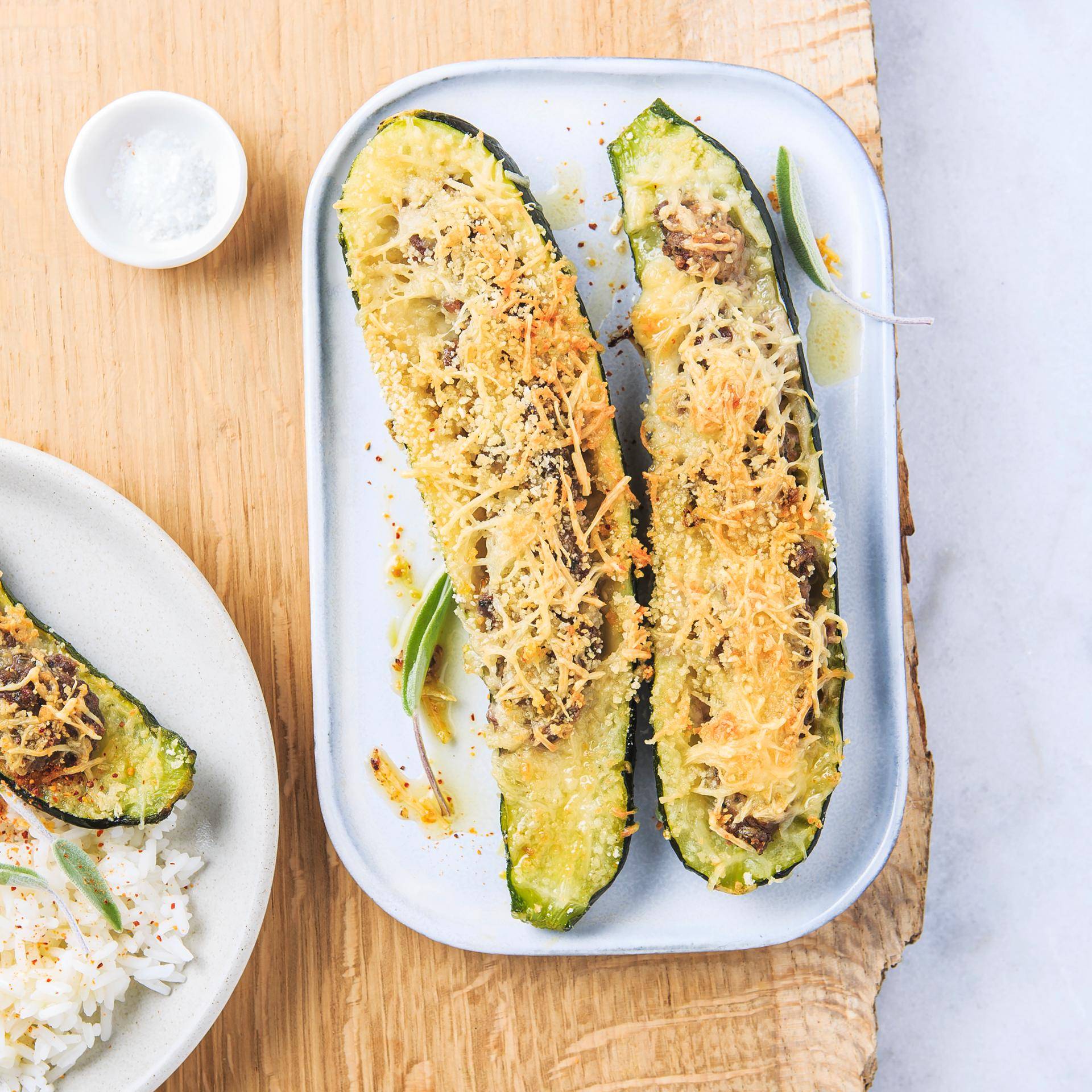 Zucchine ripiene vegetariane - Ricette Multifunction Airfryer Oven Digital | Moulinex