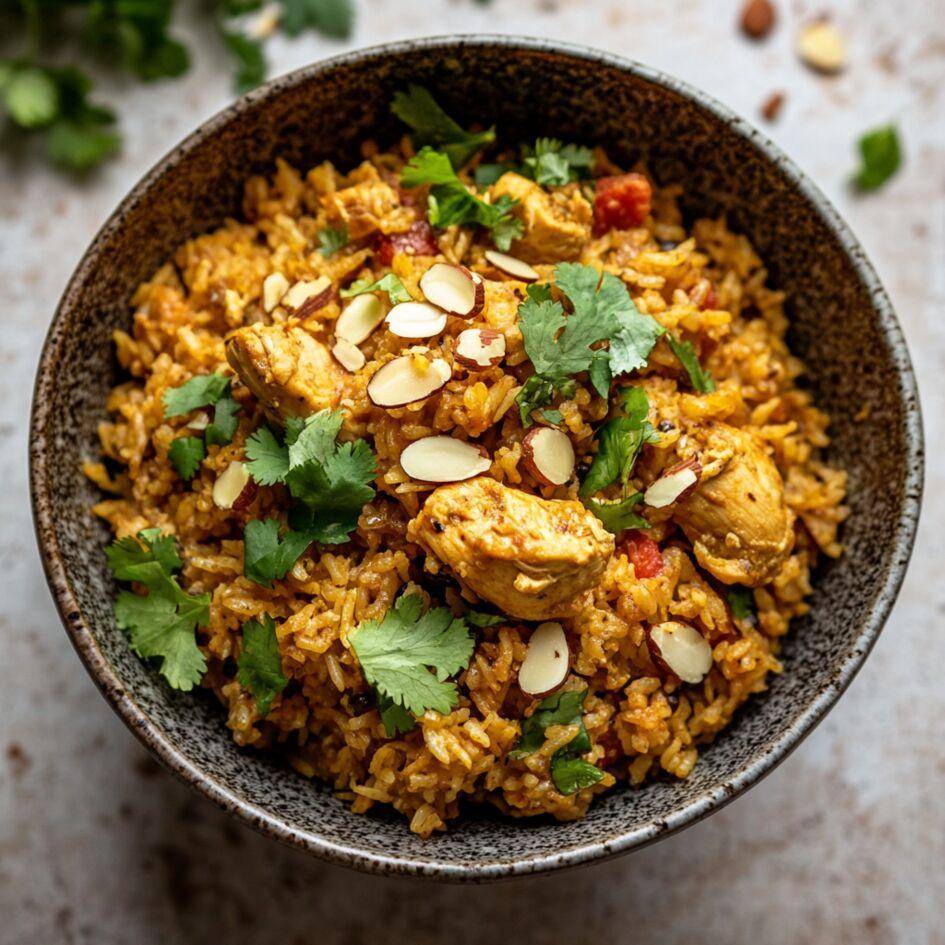Korma di pollo express con riso croccante - Ricette Cookeo Infinity 17in1 | Moulinex