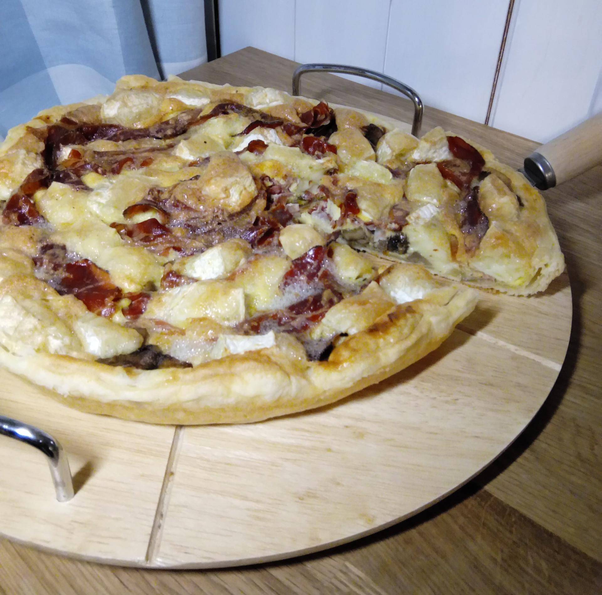 Tortino di funghi speck e a Brie - Ricette Companion Connect | Moulinex