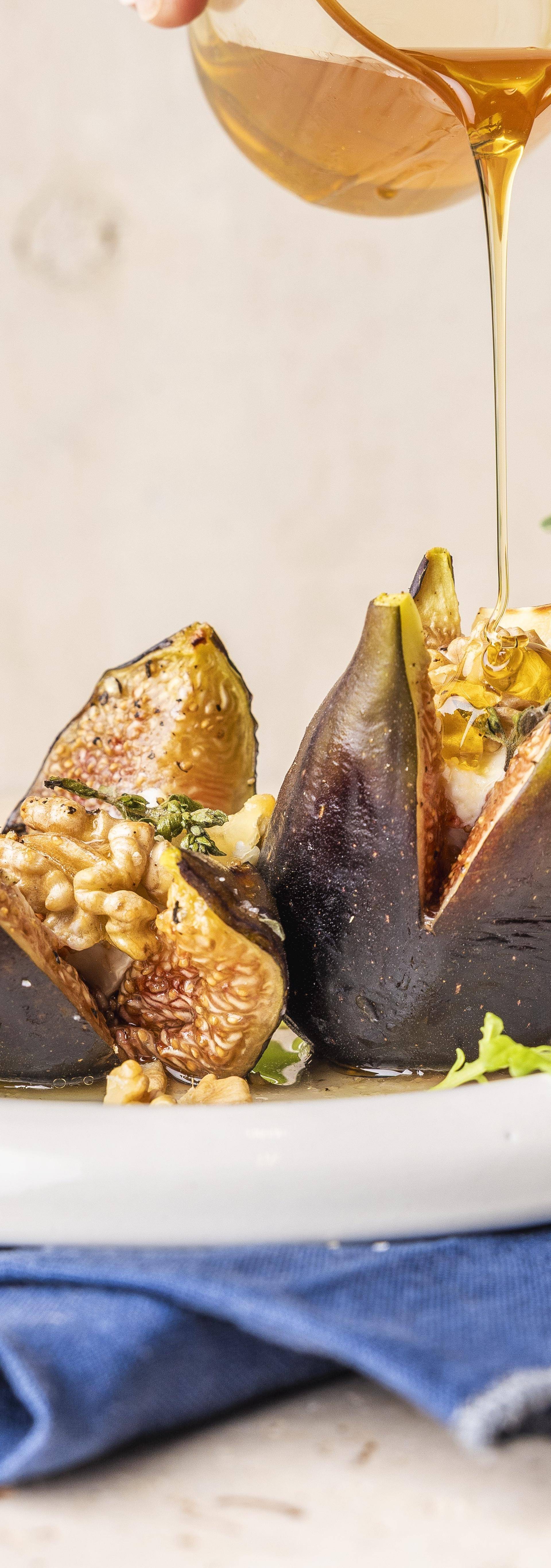 Fichi arrosto, noci e formaggio di capra al timo - Ricette Dual Easy Fry Flex | Moulinex