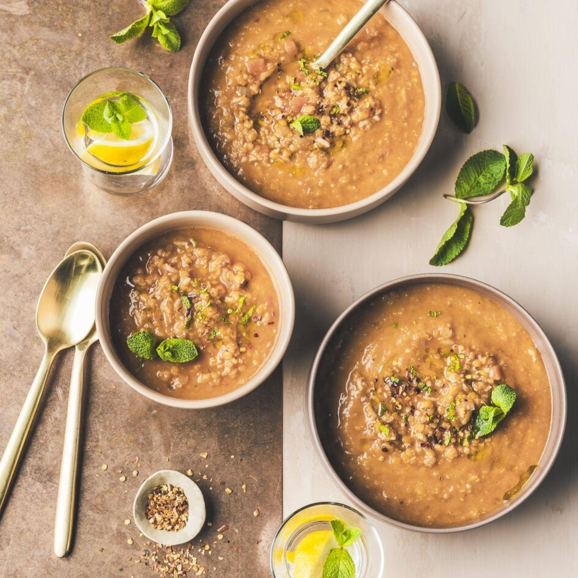 Minestra di patate dolci e lenticchie rosse - Ricette Blendforce Cook | Moulinex