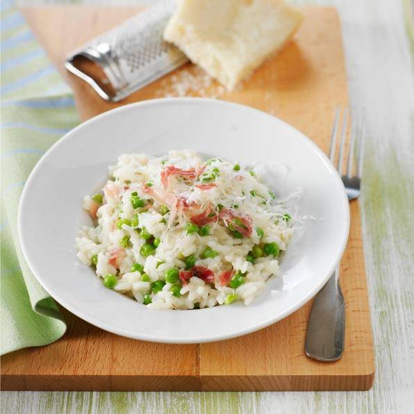Risotto con piselli e prosciutto - Ricette Companion | Moulinex