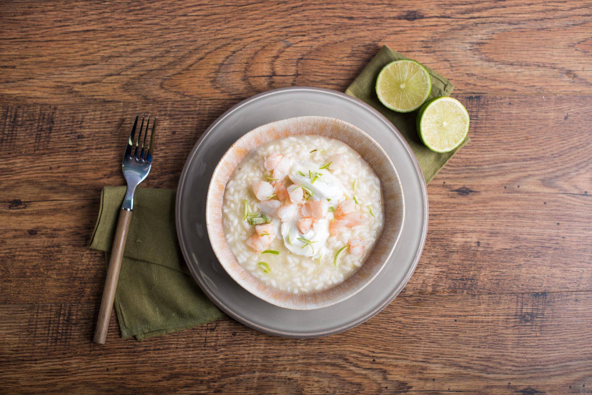 Risotto alla burrata e gamberi - Ricette Cookeo | Moulinex