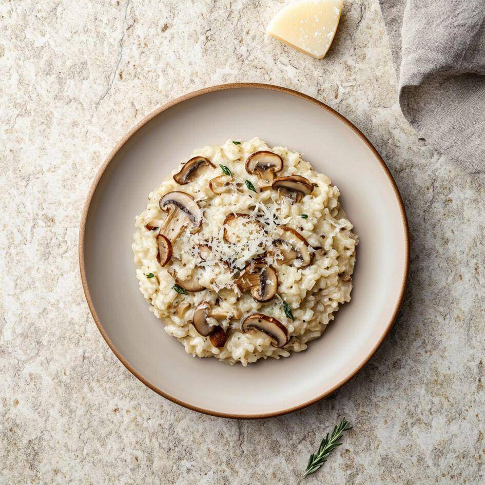 Risotto ai funghi e Parmigiano - Ricette Cookeo Infinity Autostir | Moulinex