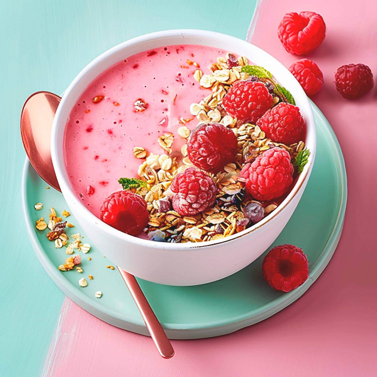 Smoothie bowl di frutti rossi, yogurt e granola - Ricette Blend up | Moulinex